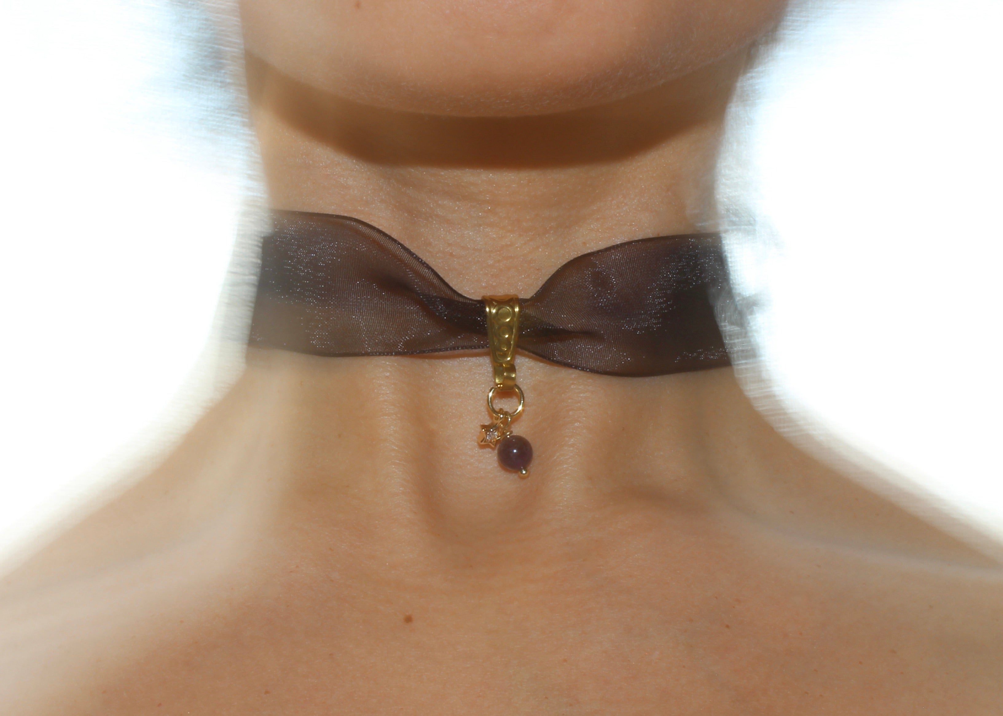 Black crystal choker, crystal jewelry, star choker necklace, Crystal jewelry for summer