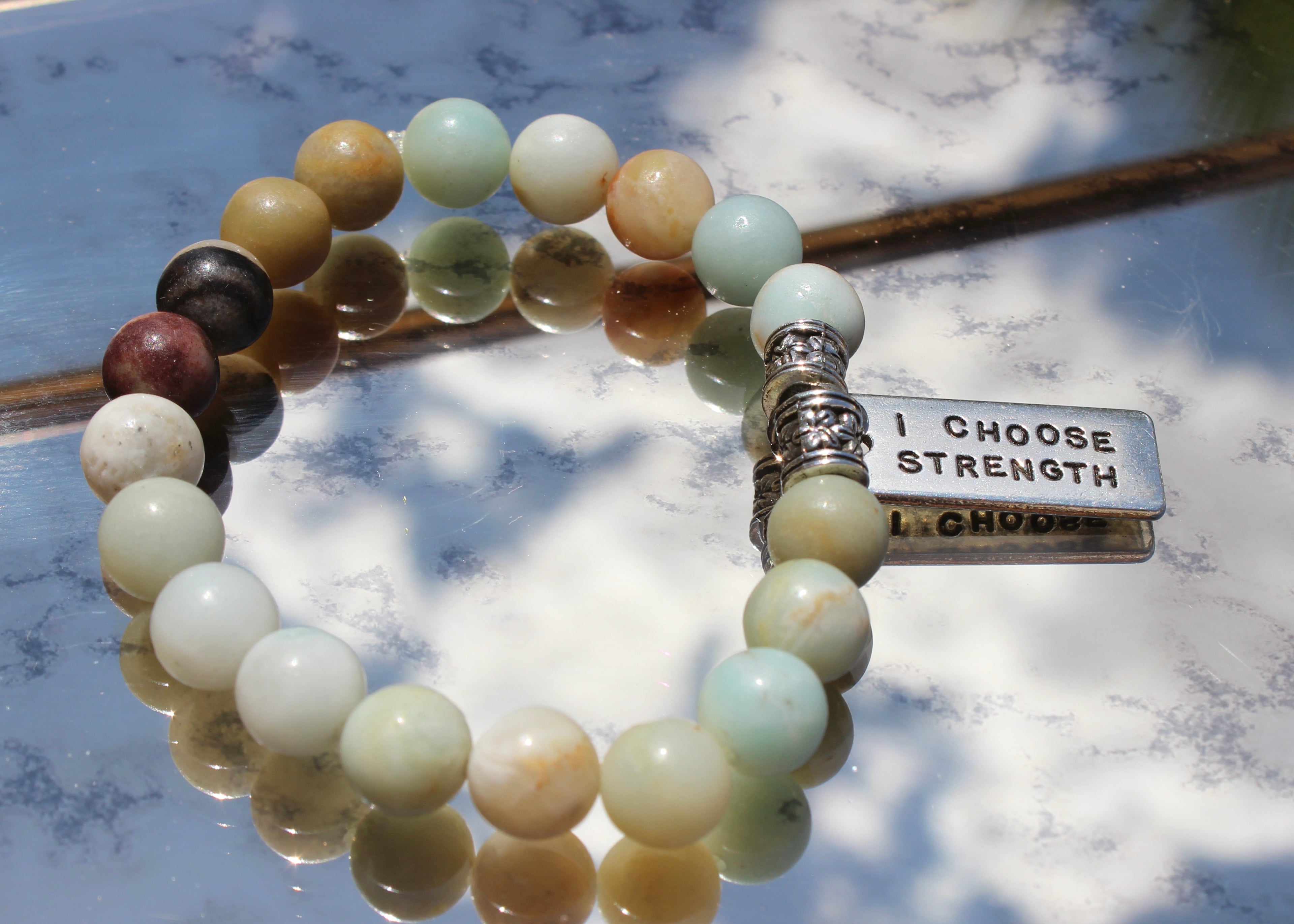 Natural Crystal Charm Bracelets