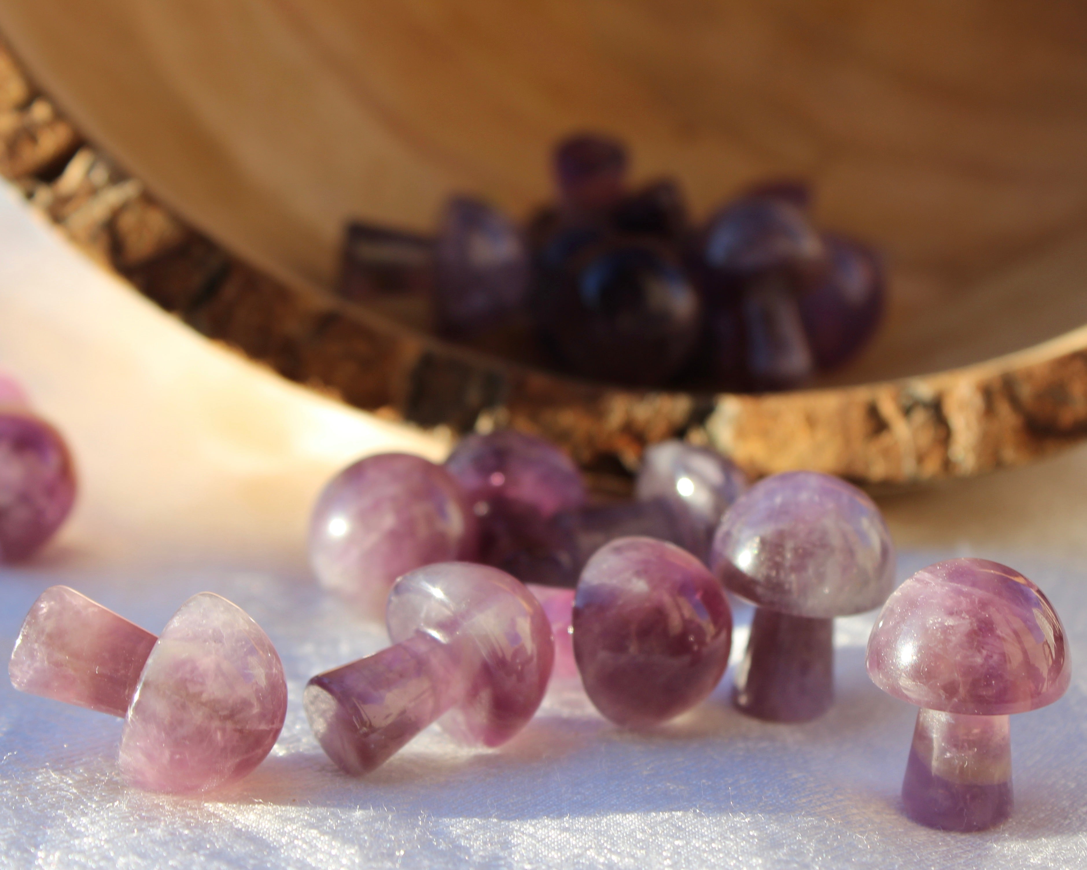 Amethyst Mushrooms, Crystal Mushrooms, Smudge stick, Crystal Shop, Online Crystals Shop DeadNova, TikTok Crystals Shop, benefits of amethyst