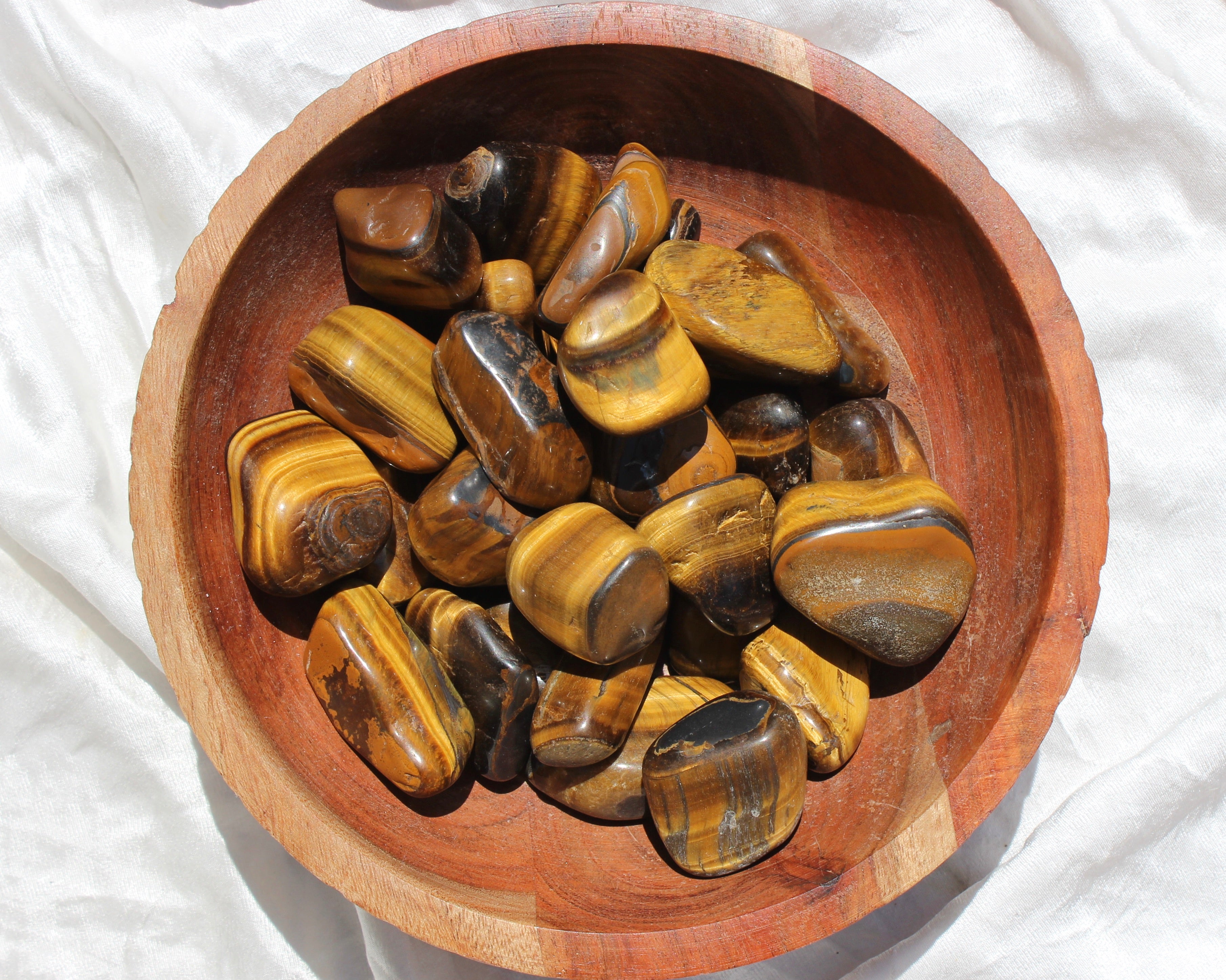 Piedras rodadas Ojo de Tigre Oro 20-37