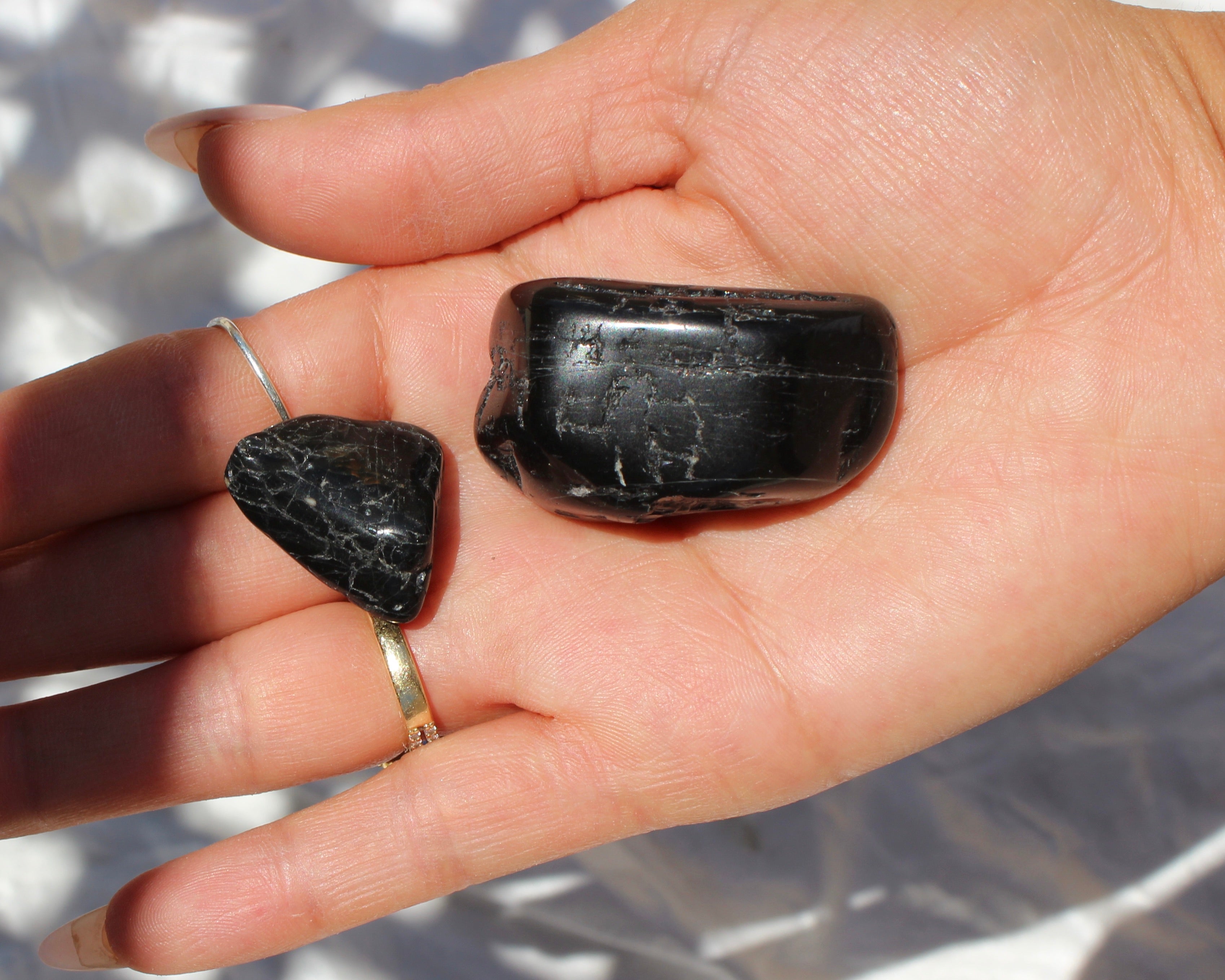 Black Tourmaline Tumbled
