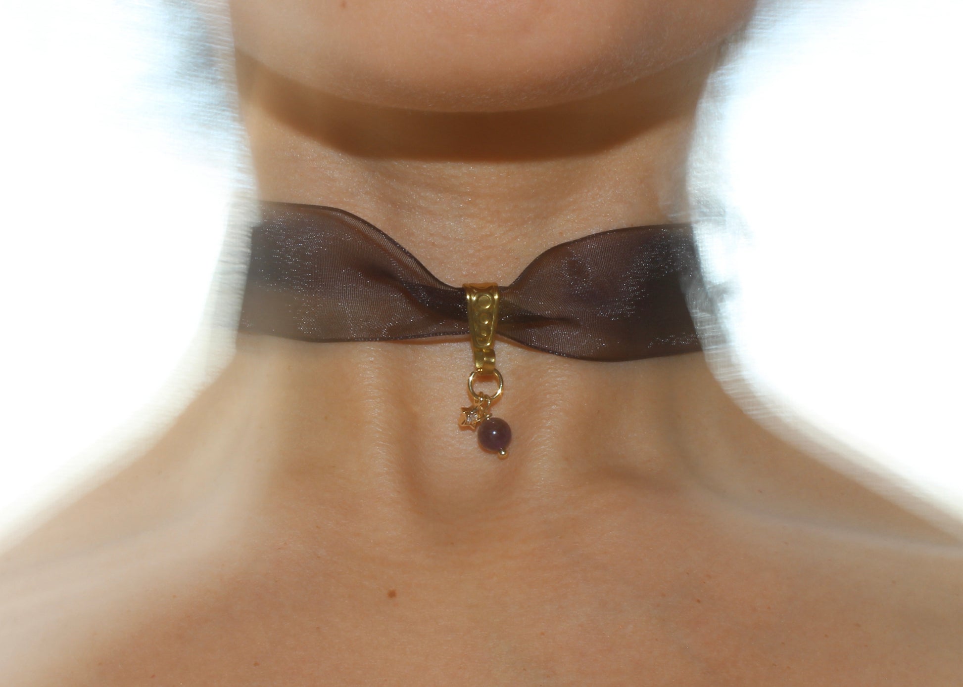 Black crystal choker, crystal jewelry, star choker necklace, Crystal jewelry for summer