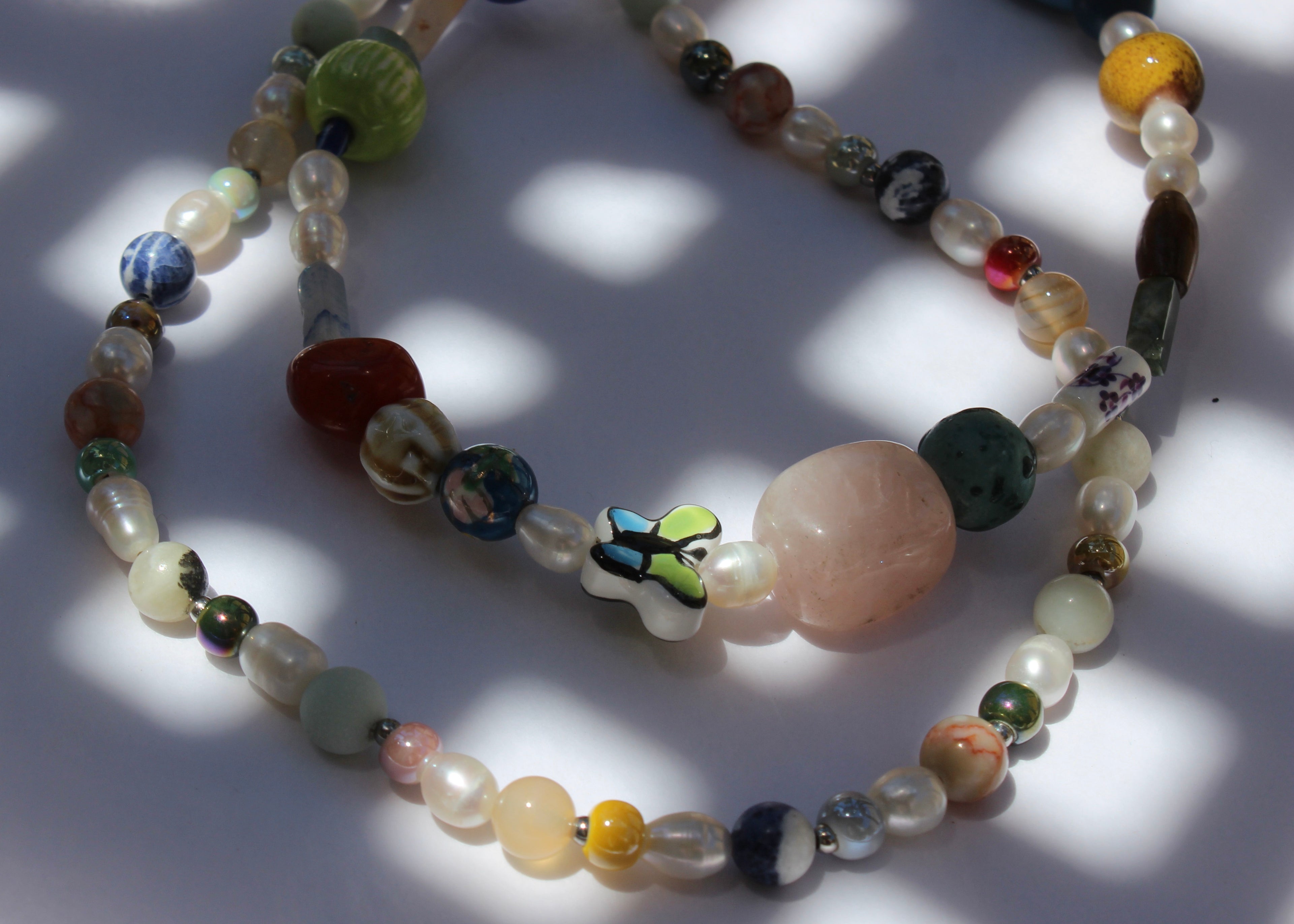 Gender Neutral Crystal Necklace