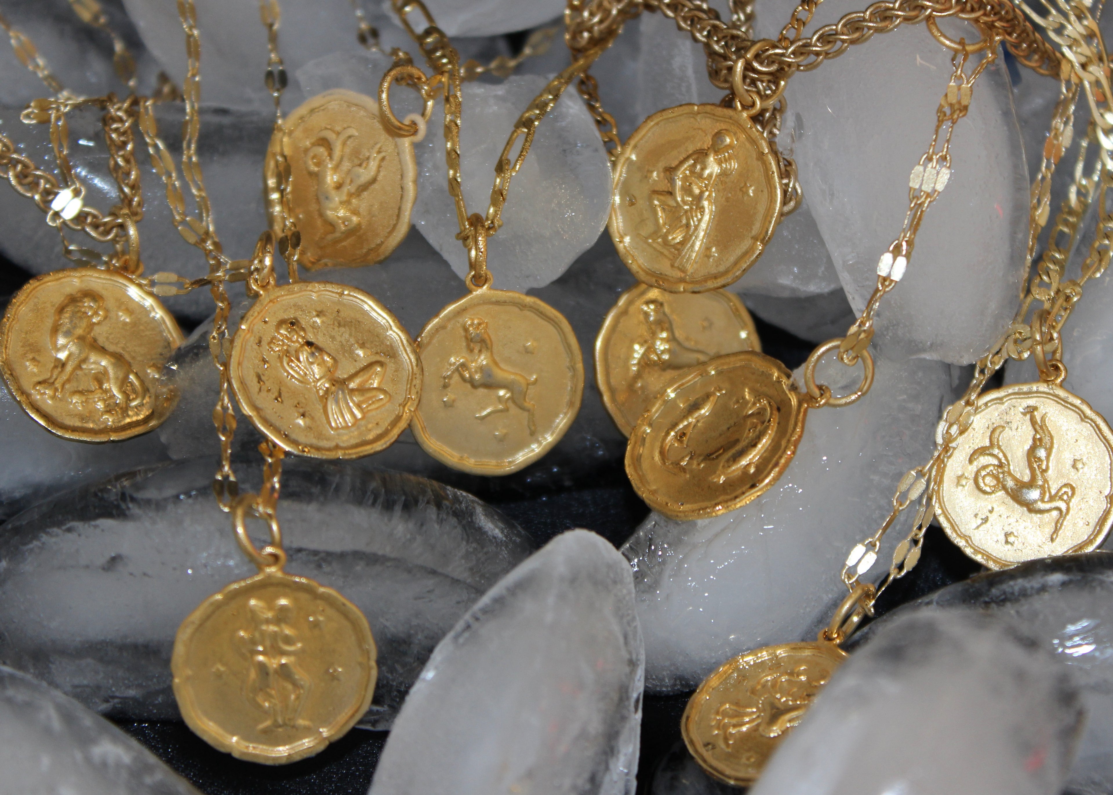 Zodiac - Crystal Necklaces