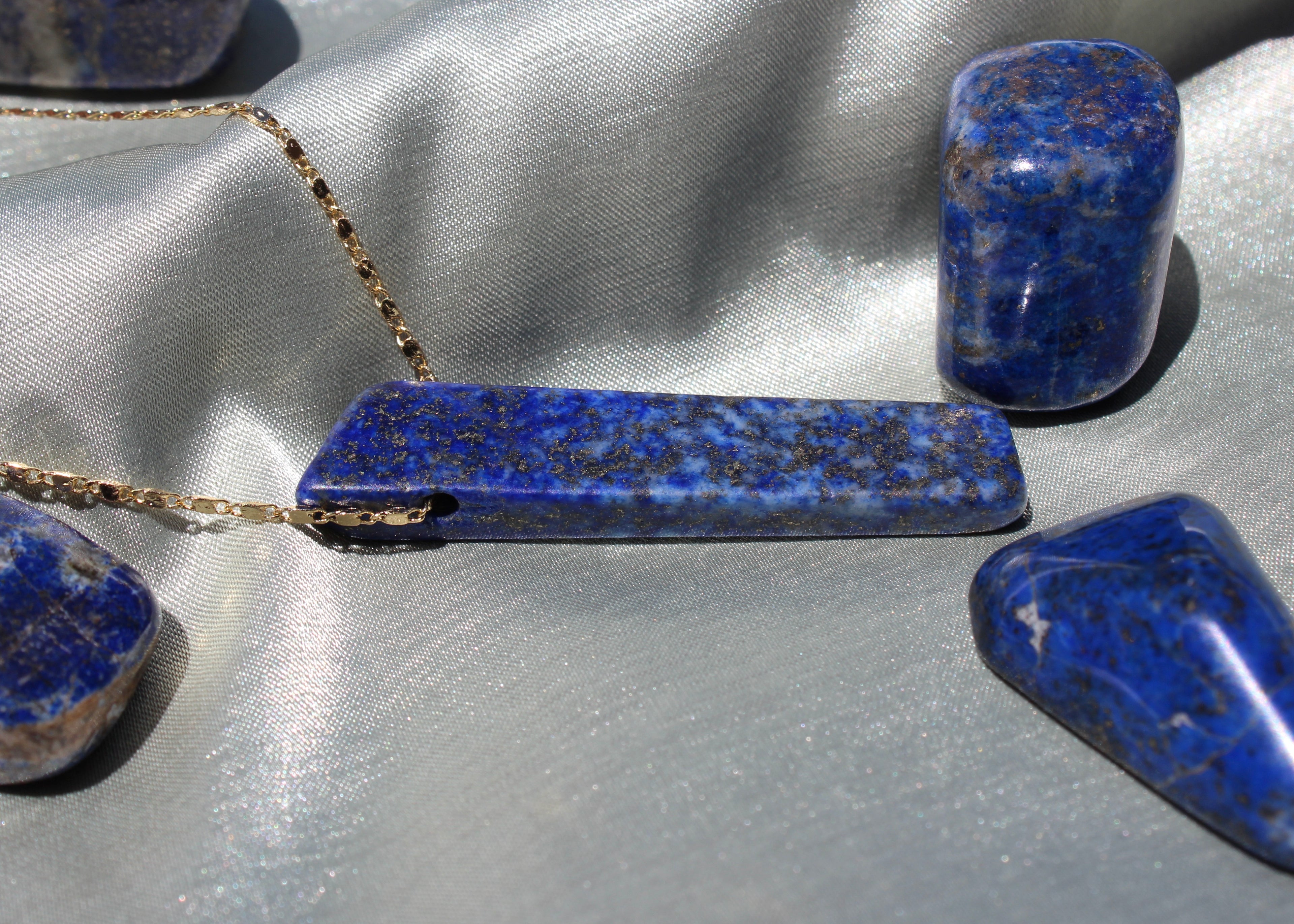 Handmade Lapis Lazuli Necklace - The Stone of Honesty and Self-Expression