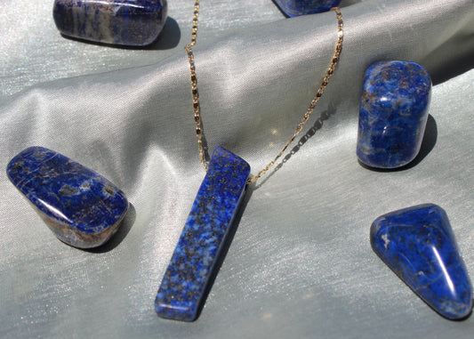 Stunning Lapis Lazuli Necklace - Deep Blue Gemstone for Truth and Inner Peace