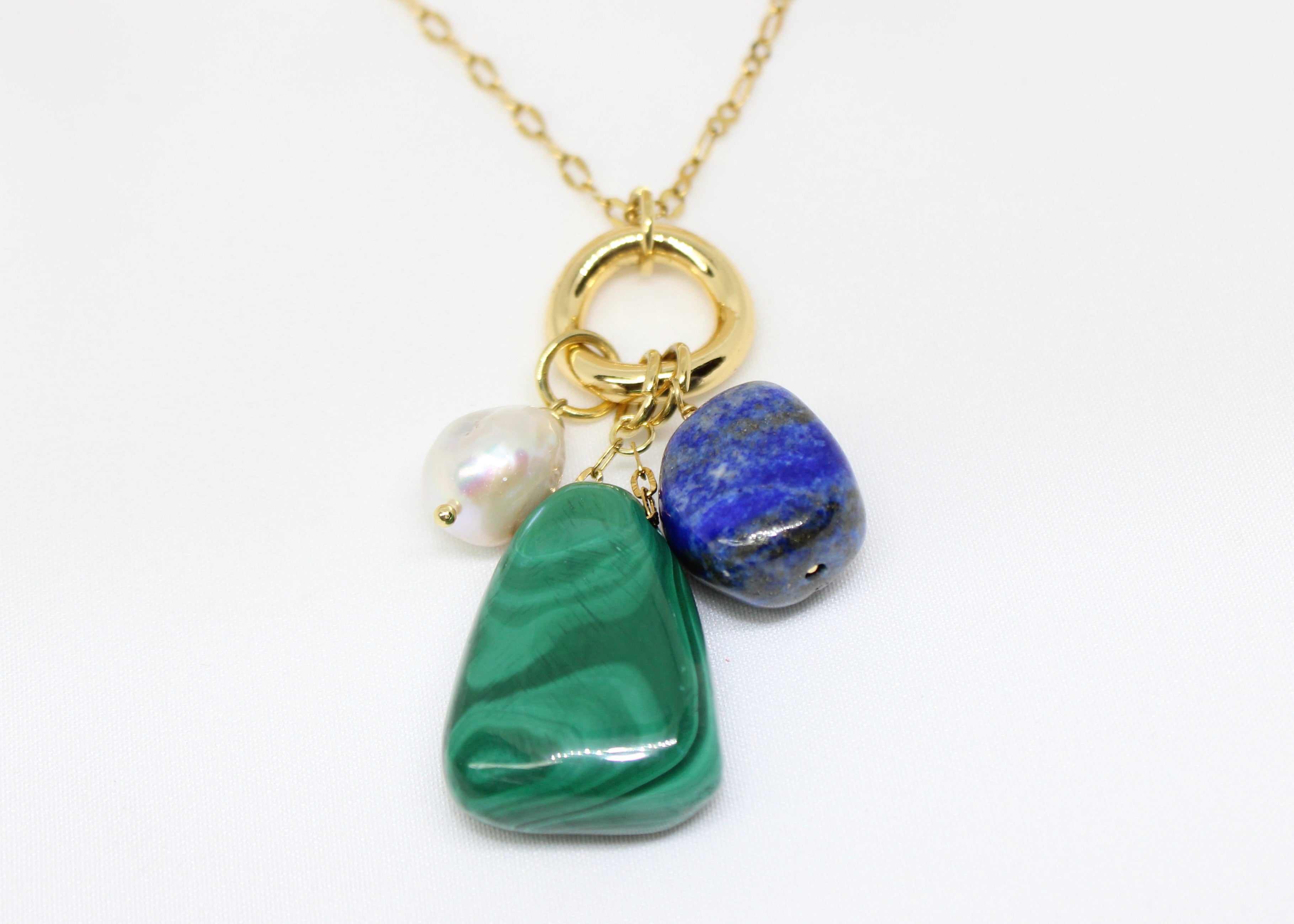 Lapis Lazuli and Aquamarine Star Necklace – Wisdom, Peace & Celestial Energy