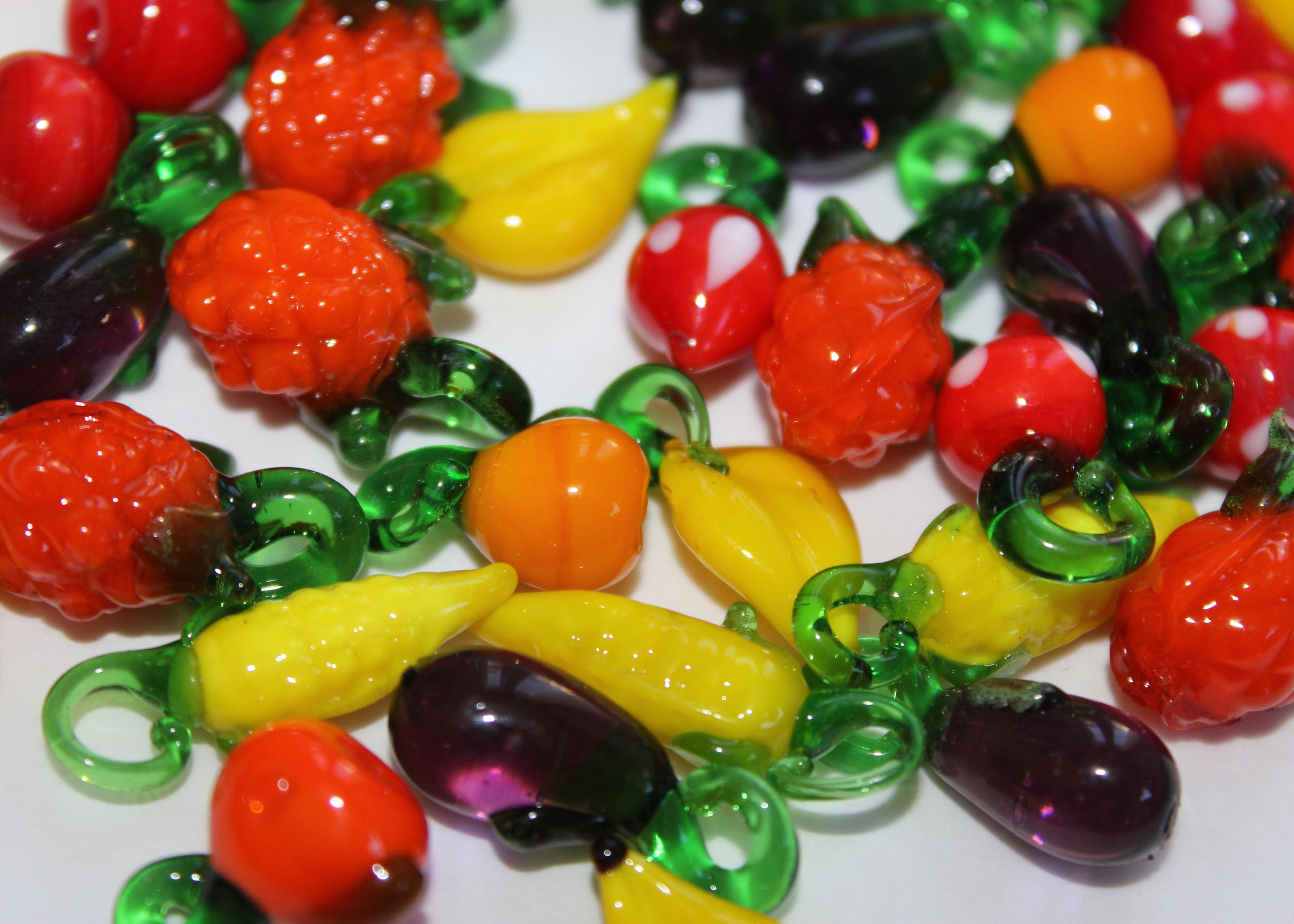 Mercadito - Vegetable Garden - Crystal Necklace