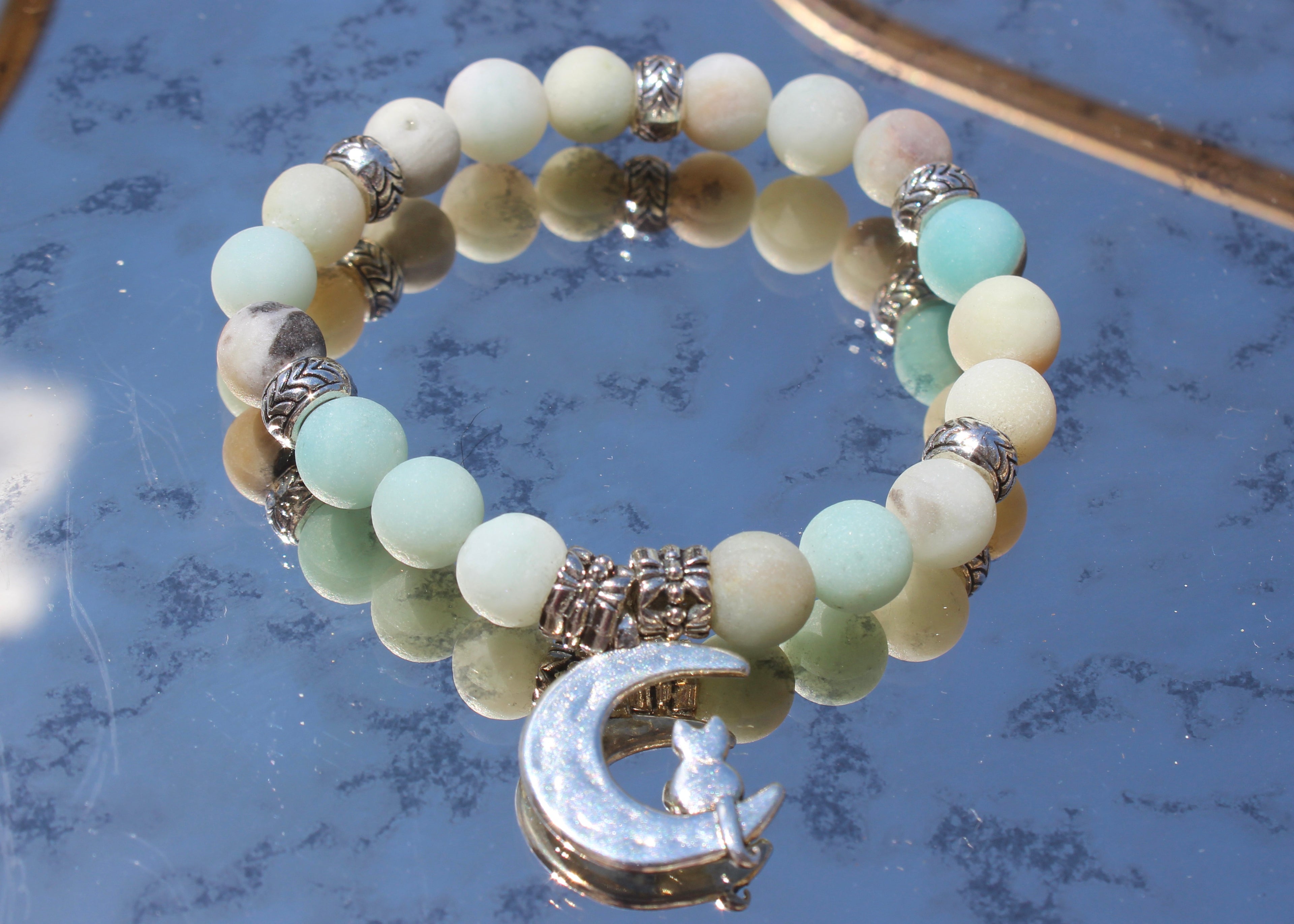 Natural Crystal Charm Bracelets