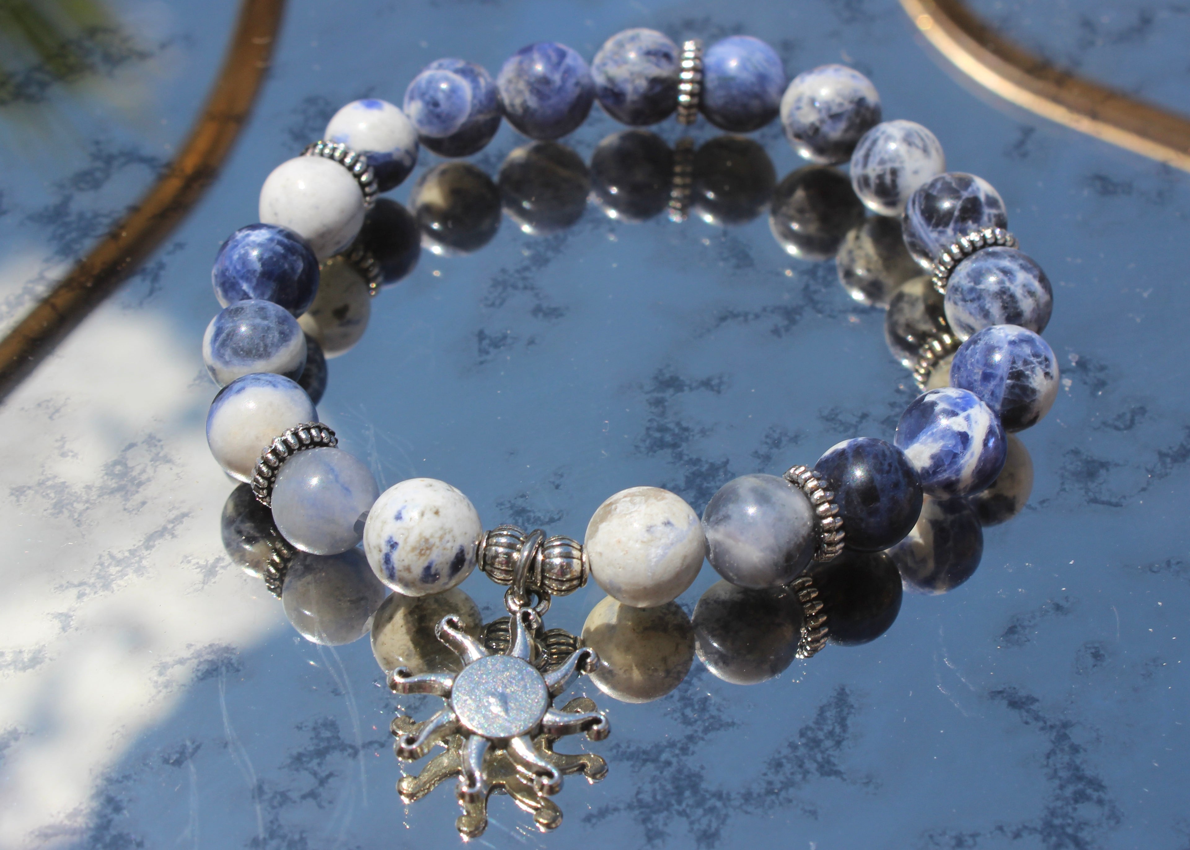 Natural Crystal Charm Bracelets