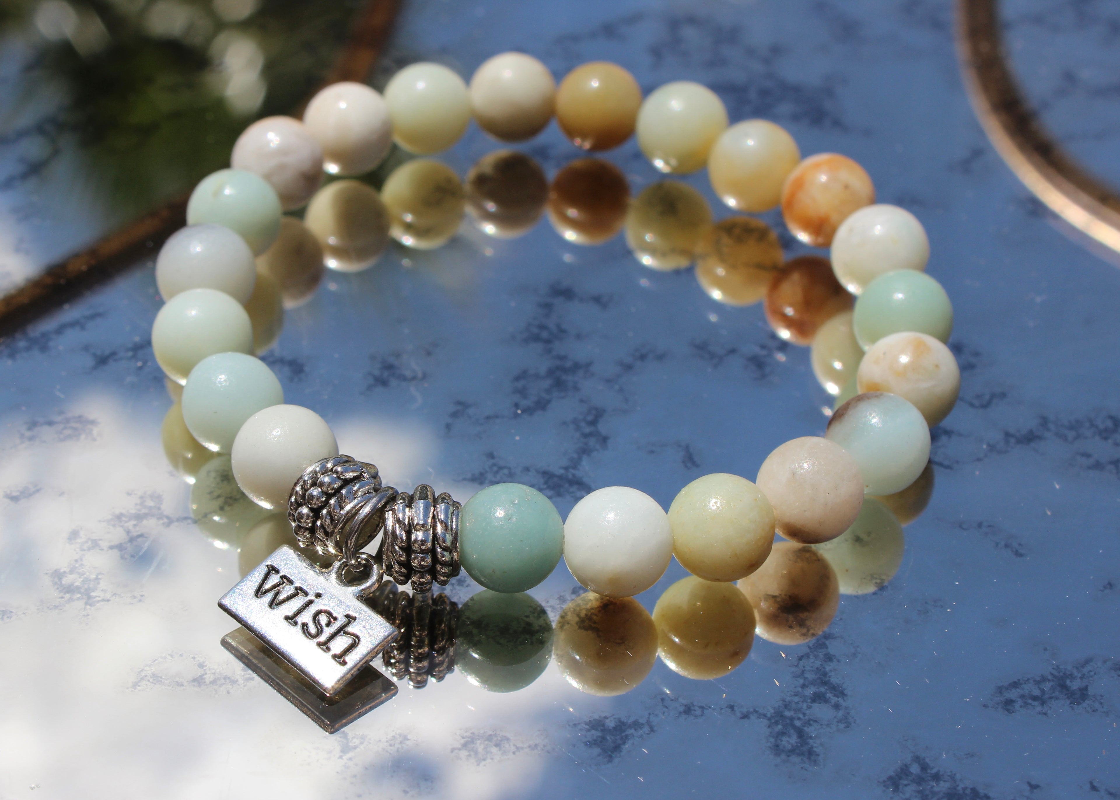 Natural Crystal Charm Bracelets