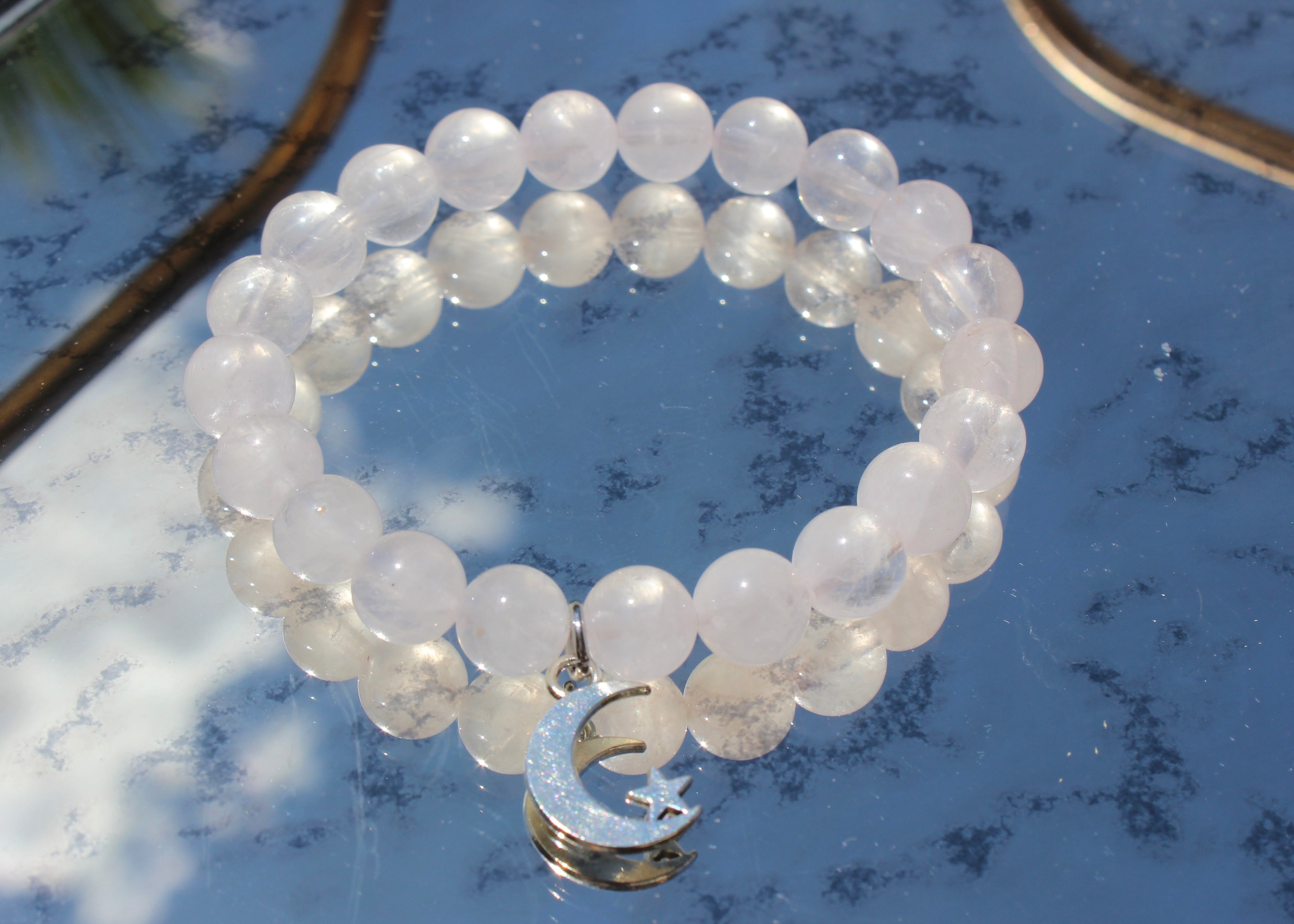 Natural Crystal Charm Bracelets