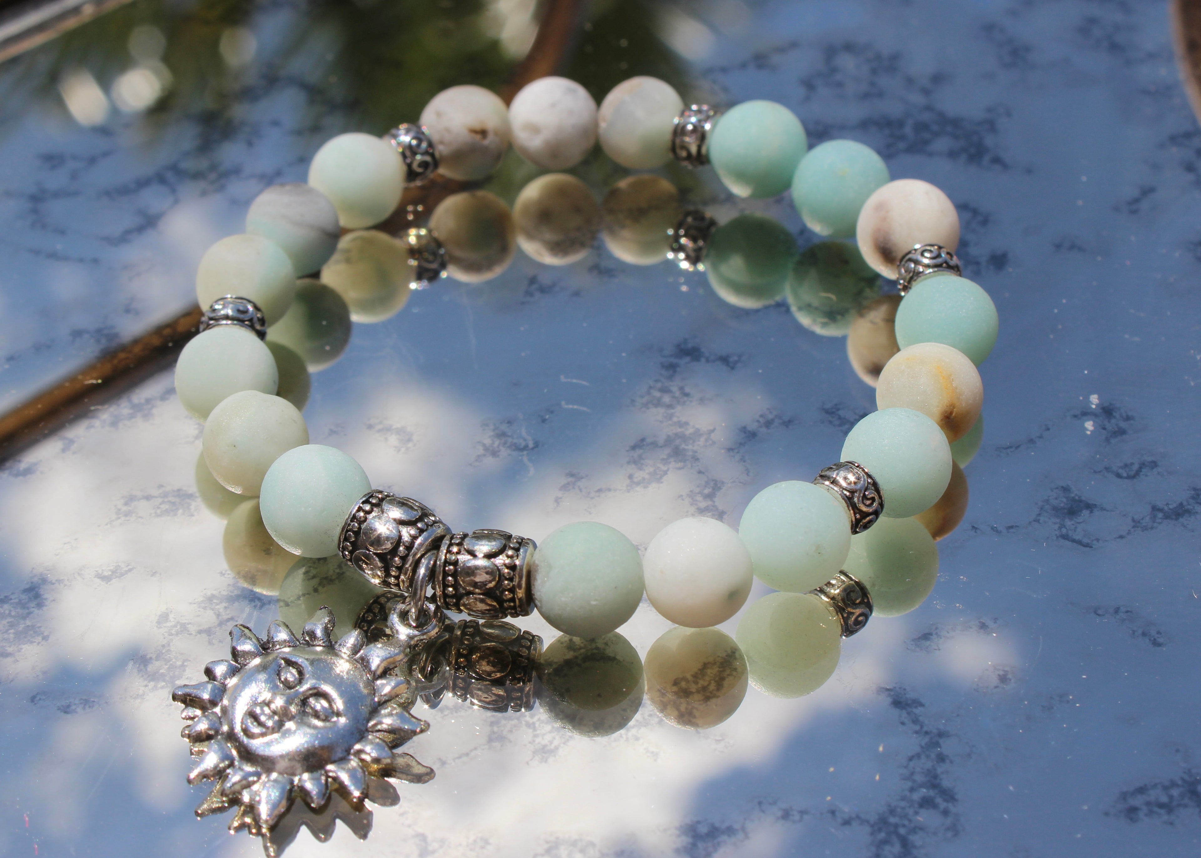 Natural Crystal Charm Bracelets