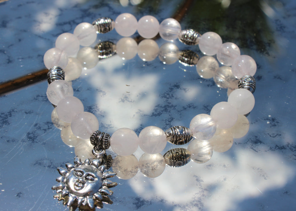 Natural Crystal Charm Bracelets