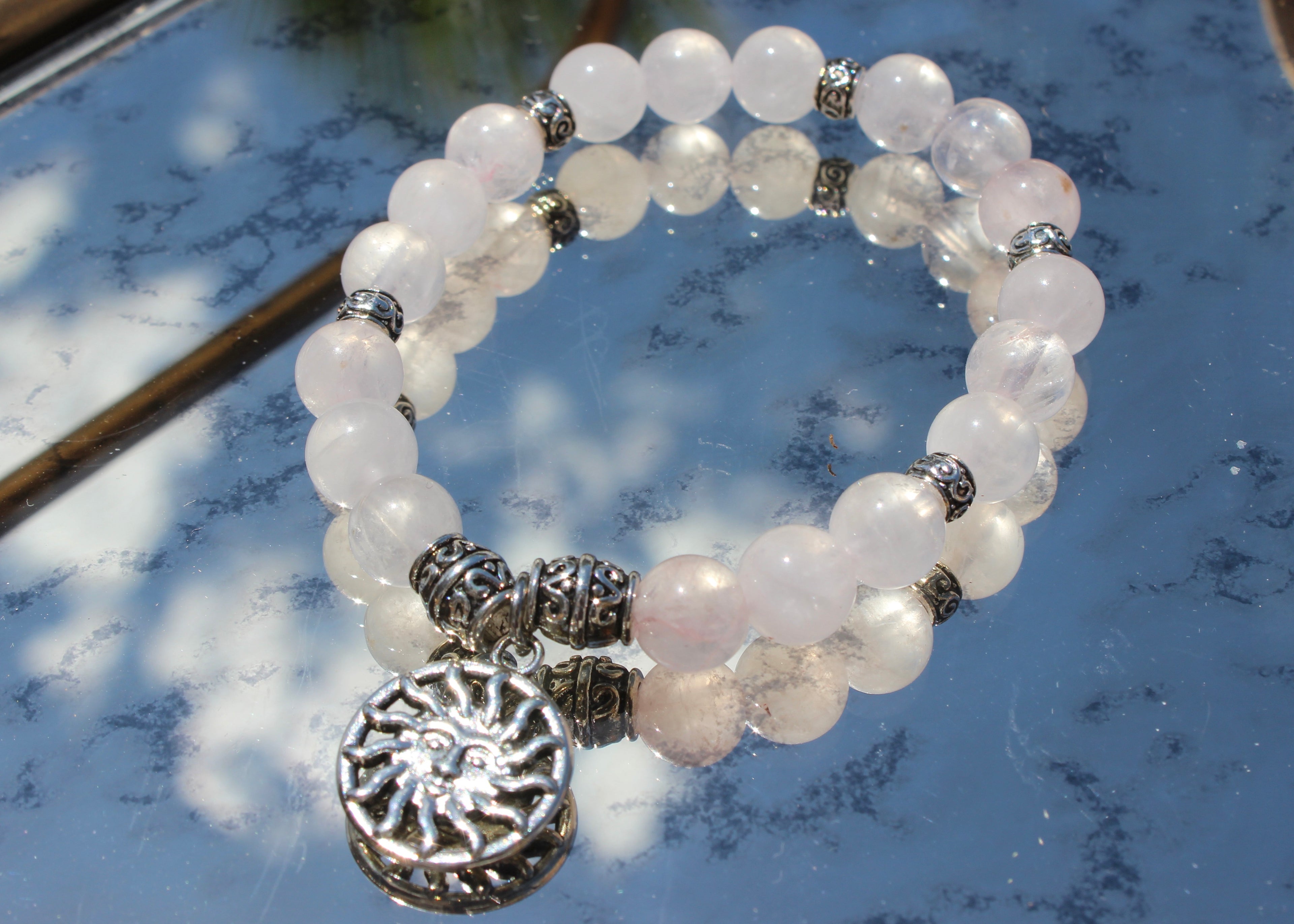 Natural Crystal Charm Bracelets