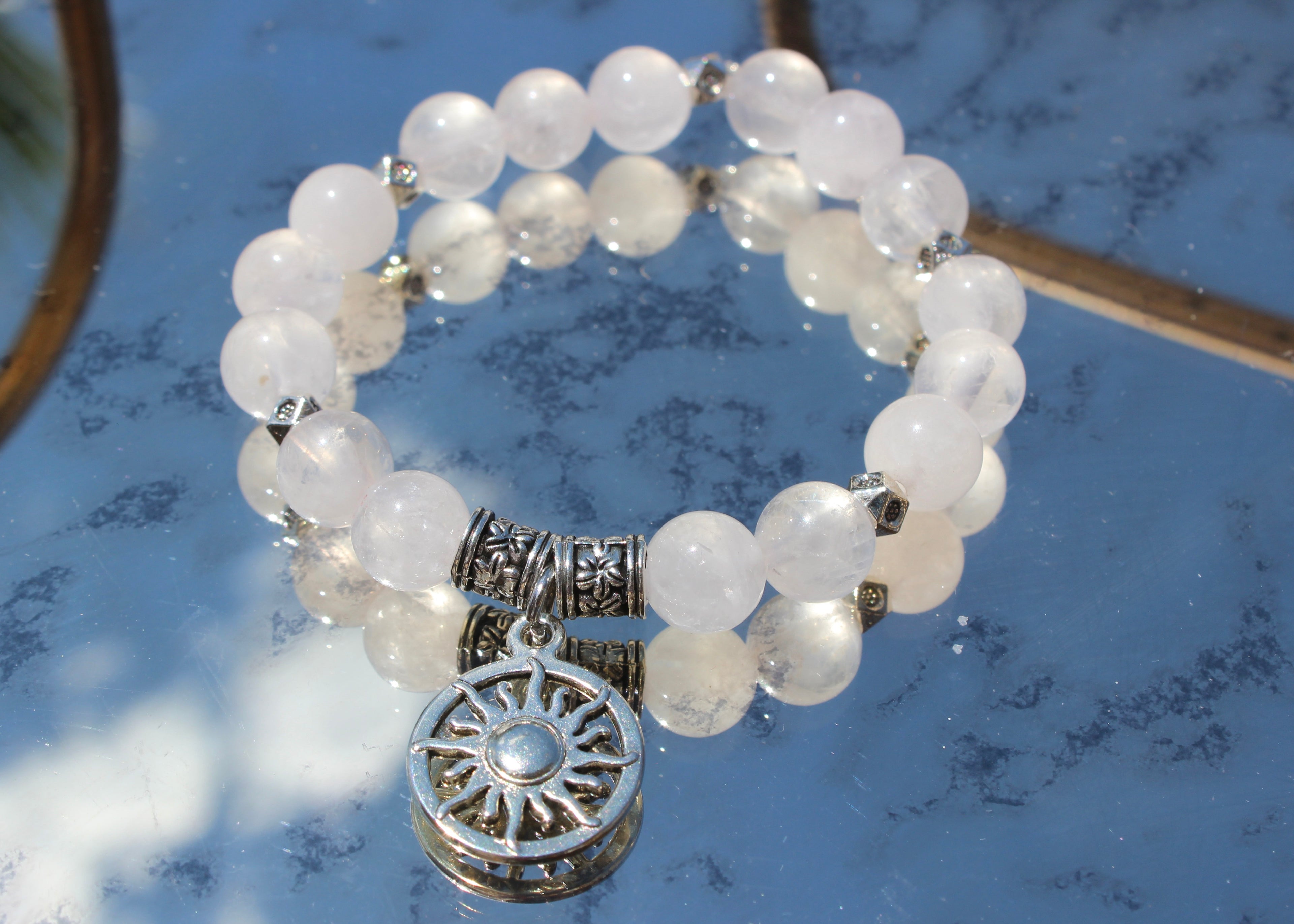 Natural Crystal Charm Bracelets