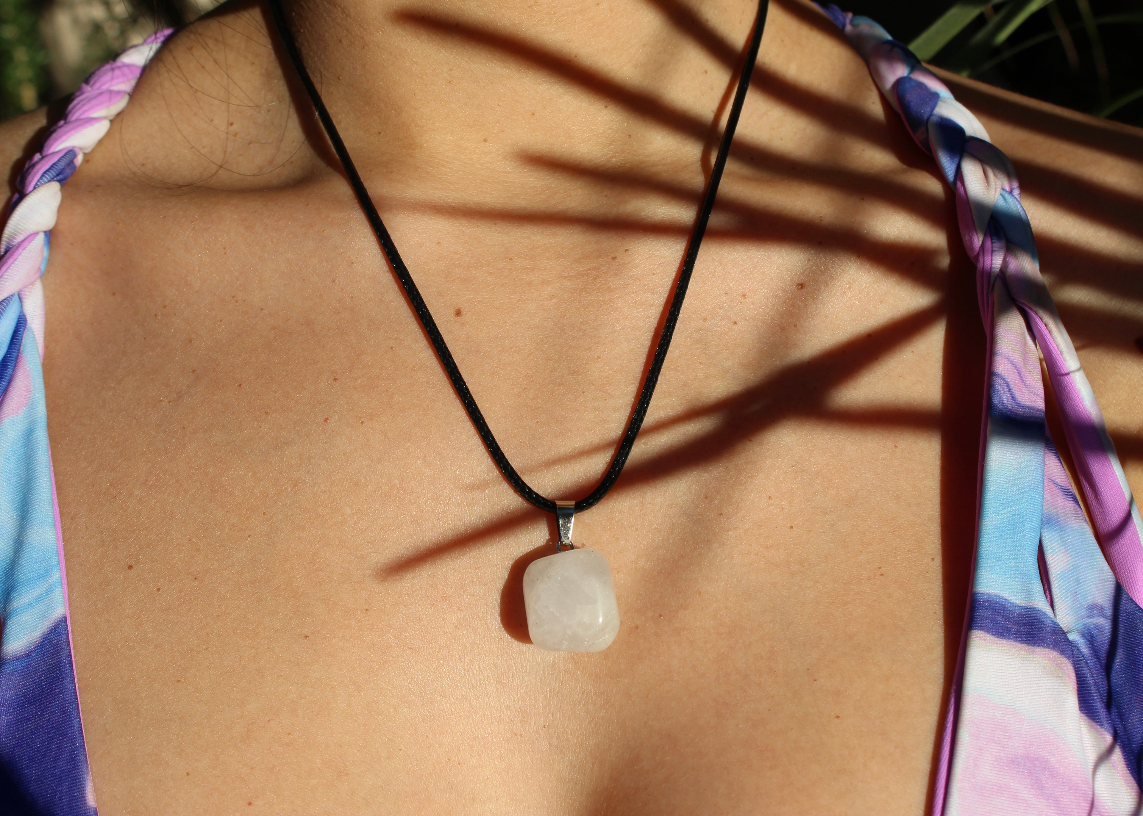 CRYSTAL CHARM NECKLACE - 18 CRYSTAL OPTIONS