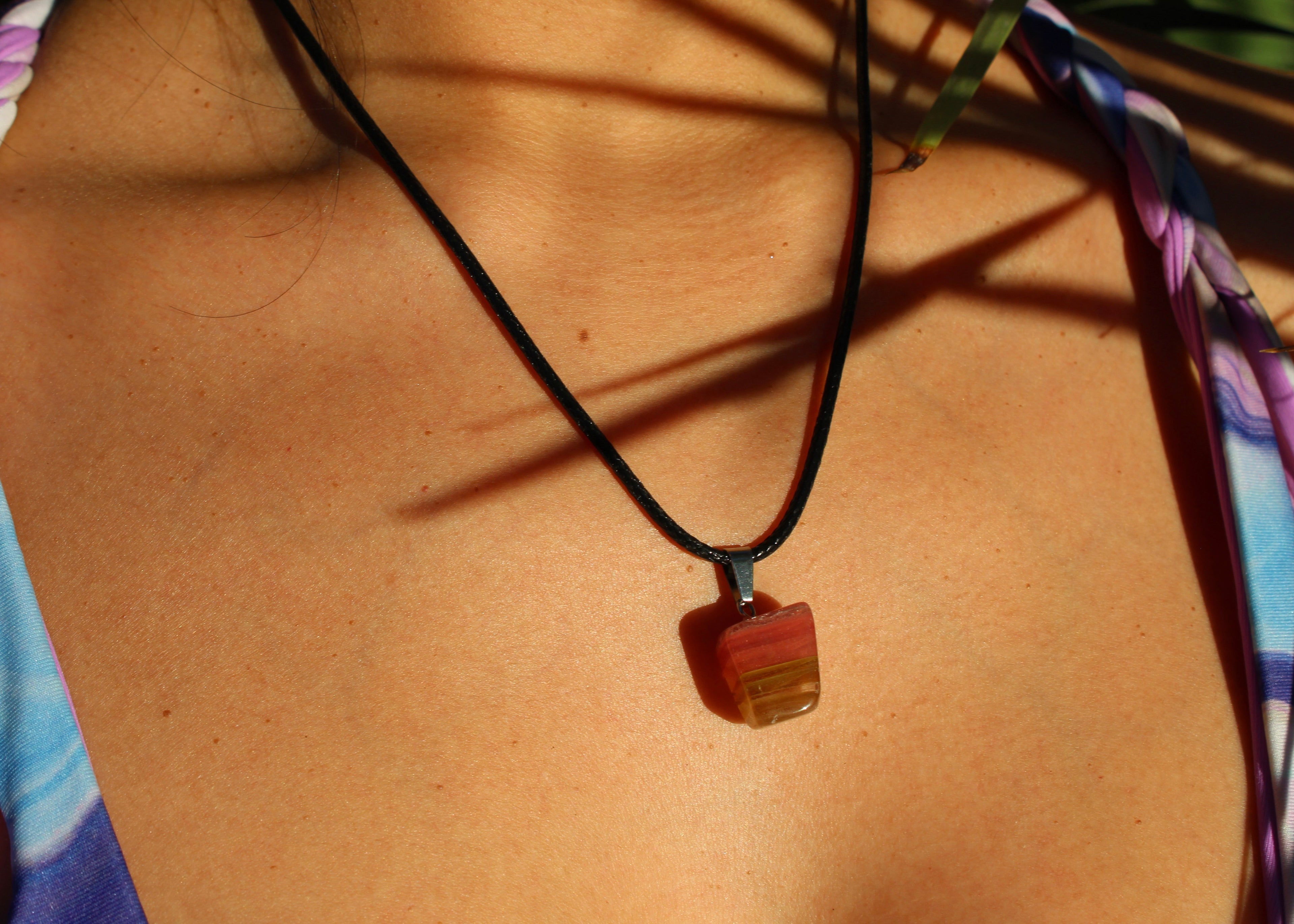 CRYSTAL CHARM NECKLACE - 18 CRYSTAL OPTIONS