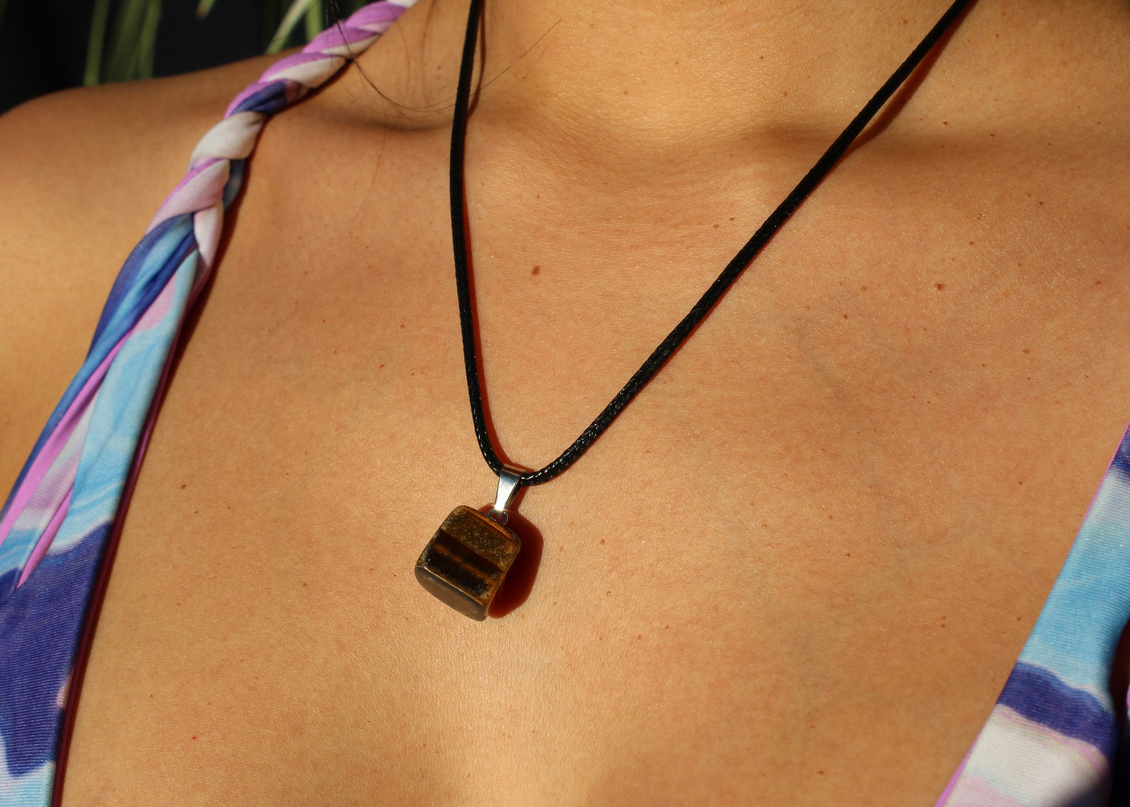 CRYSTAL CHARM NECKLACE - 18 CRYSTAL OPTIONS