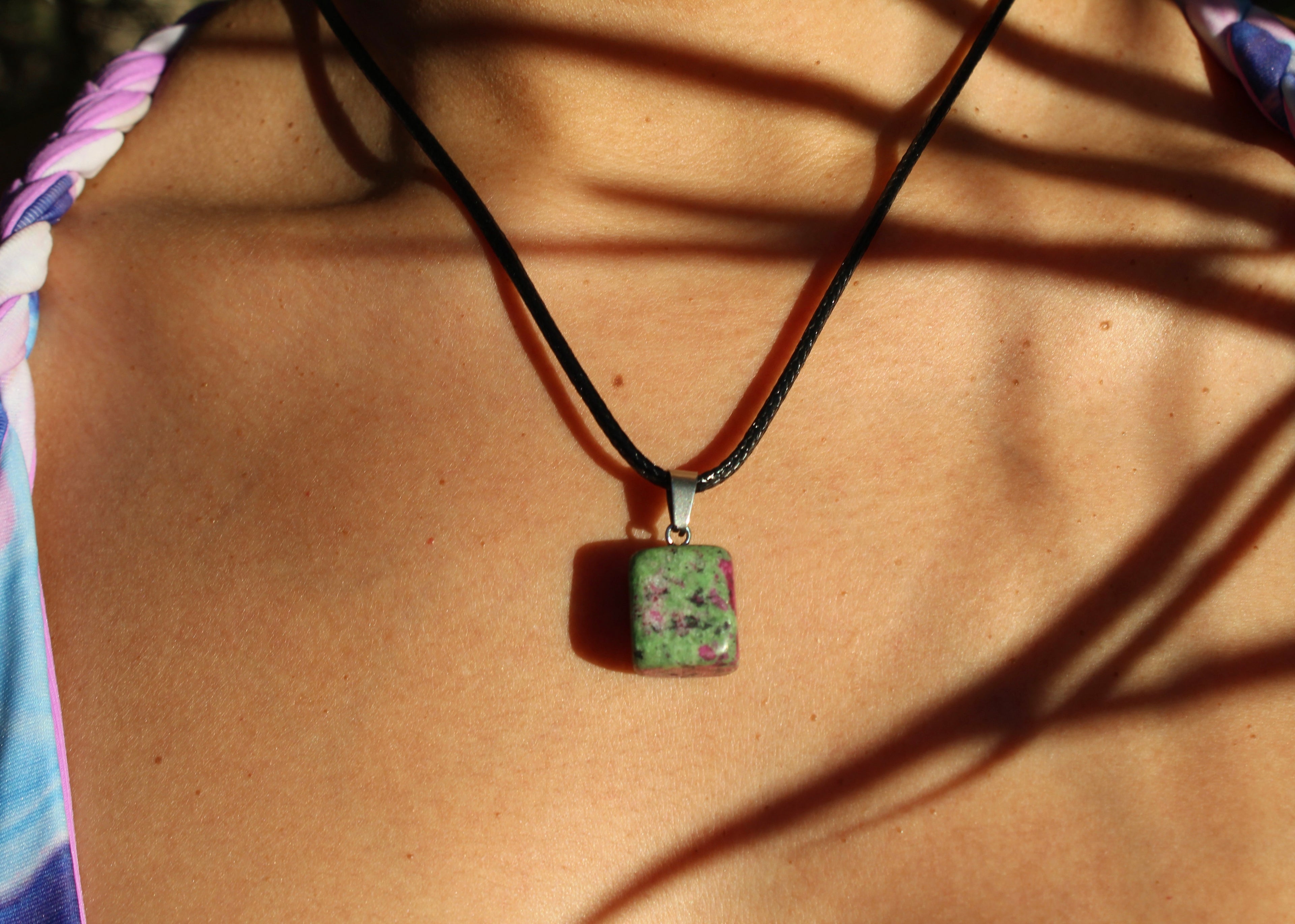 CRYSTAL CHARM NECKLACE - 18 CRYSTAL OPTIONS