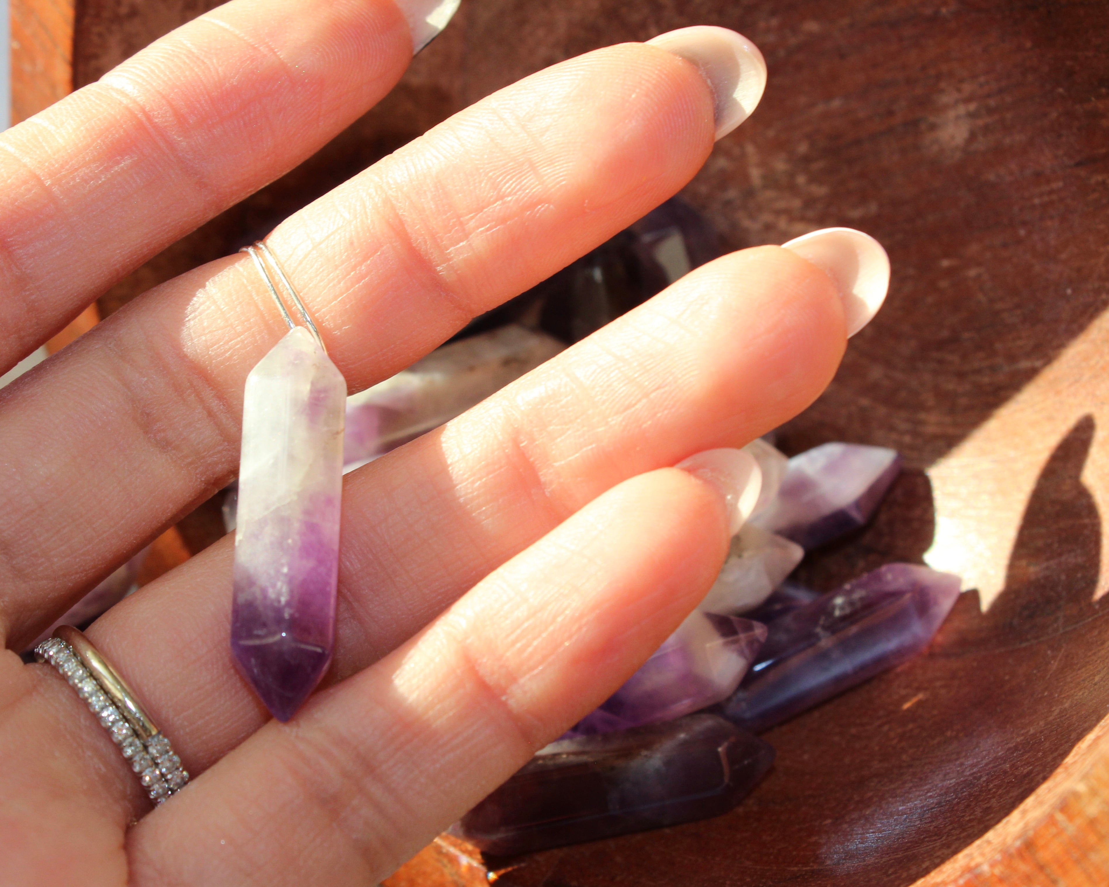 Small Crystal Double Side Points