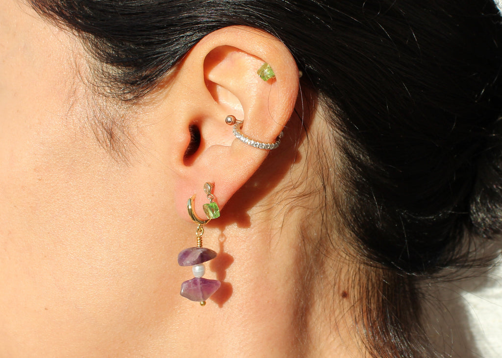 Amethyst earrings, Crystal earrings, amethyst jewelry, Crystal Shop, Online Crystals Shop DeadNova, TikTok Crystals Shop, benefits of amethyst