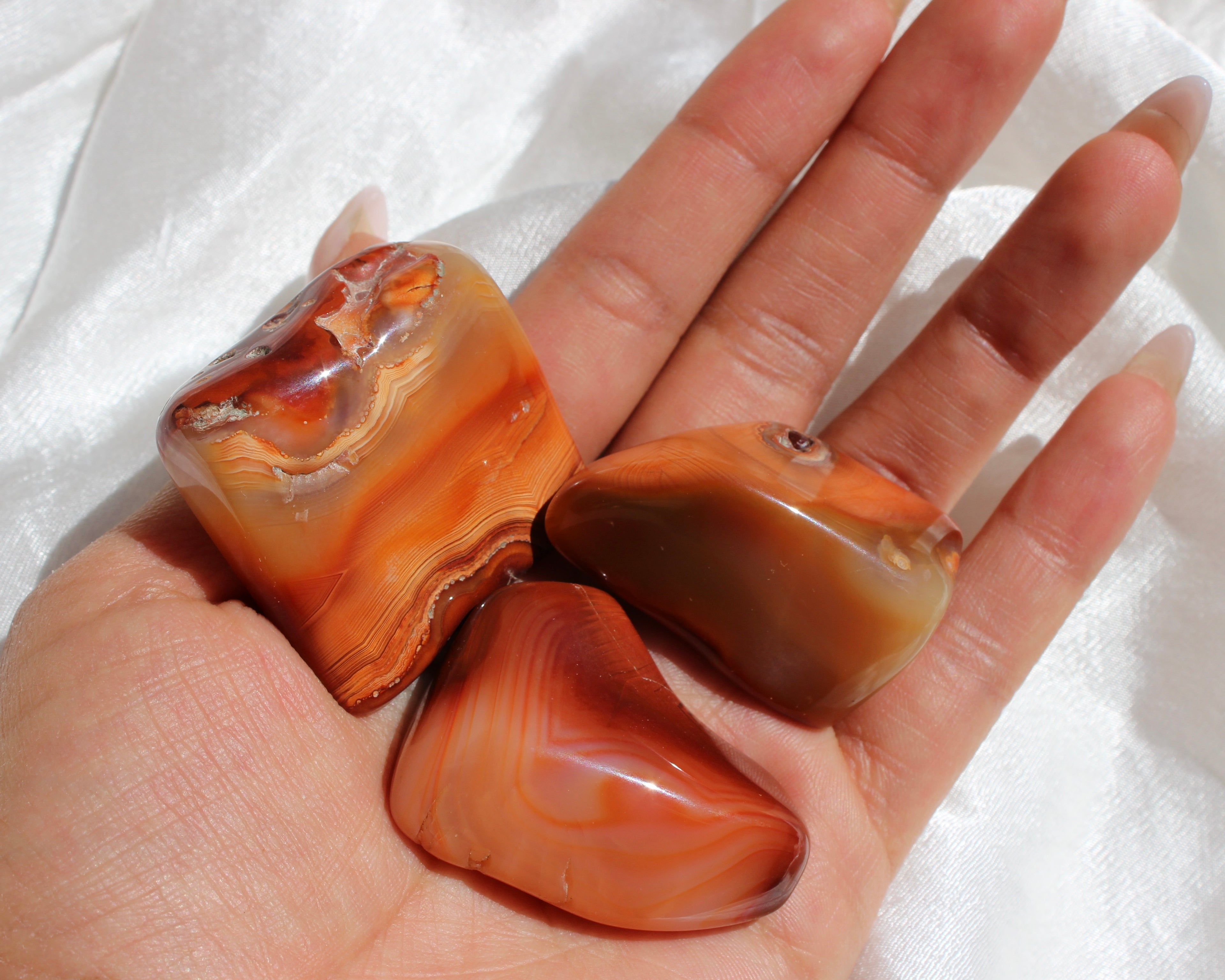 Carnelian Tumbled Stones