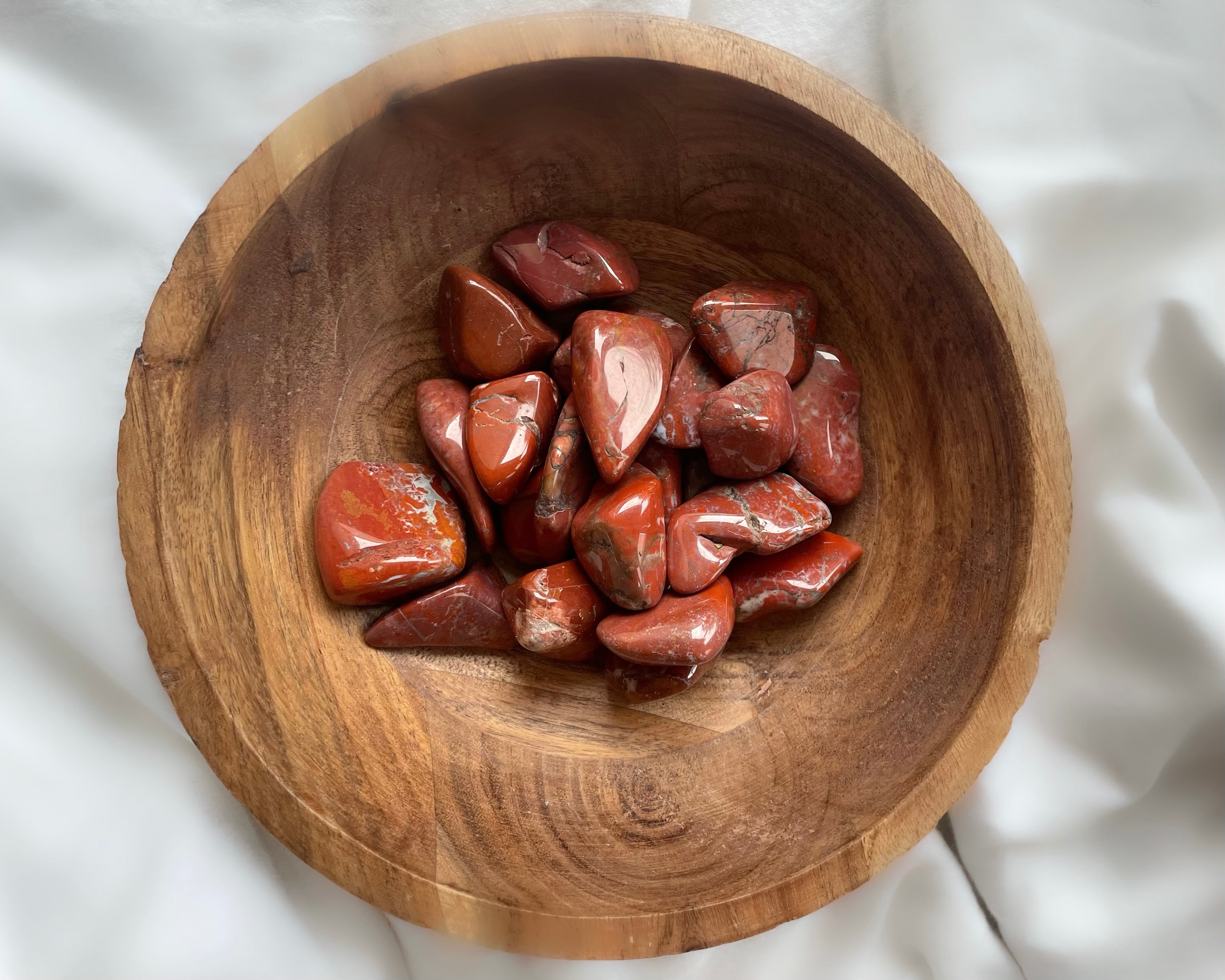 Red Jasper Tumbled Stones 30-45mm