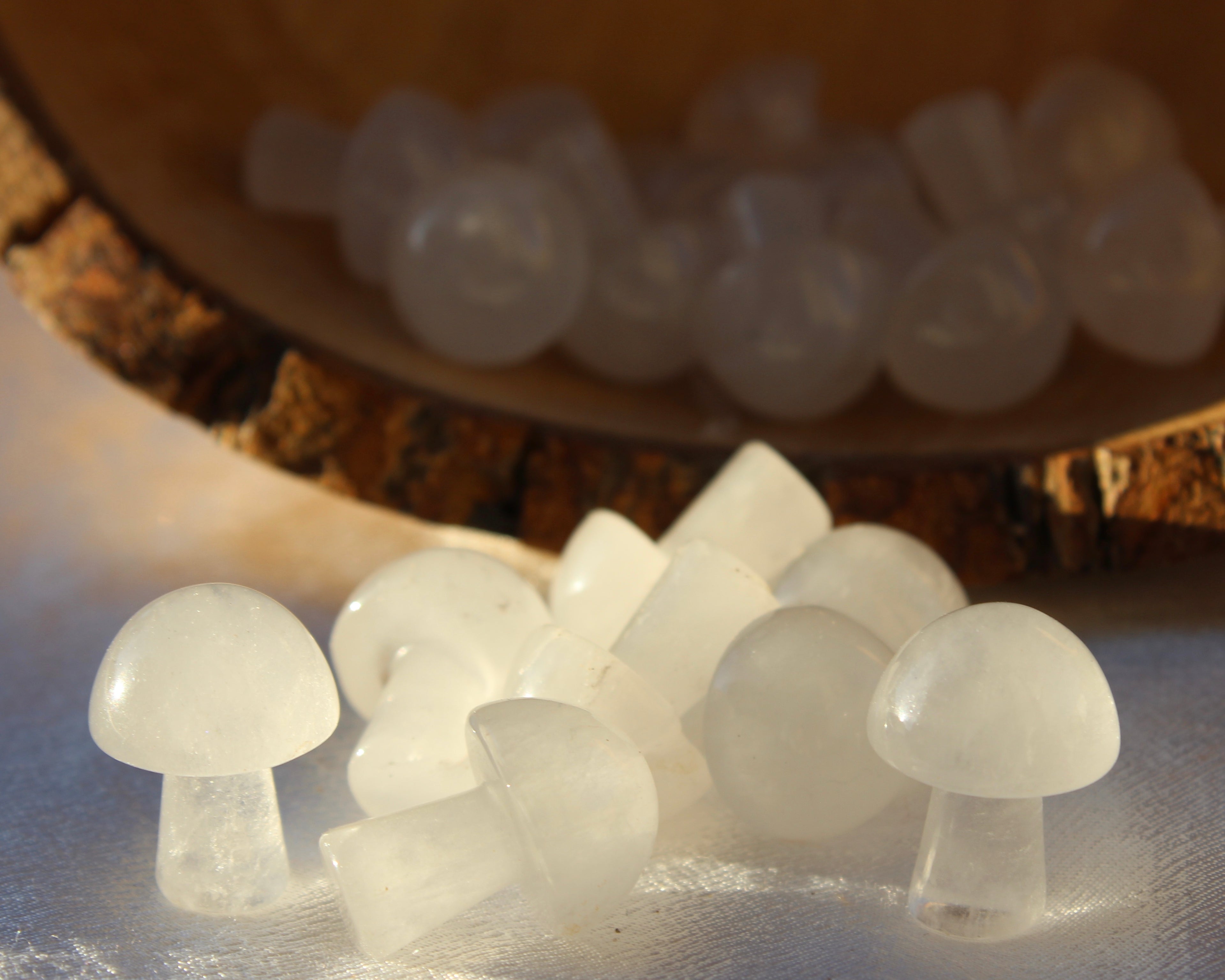 Crystal Quartz Mushrooms, Crystal Quartz, Crystal Mushrooms