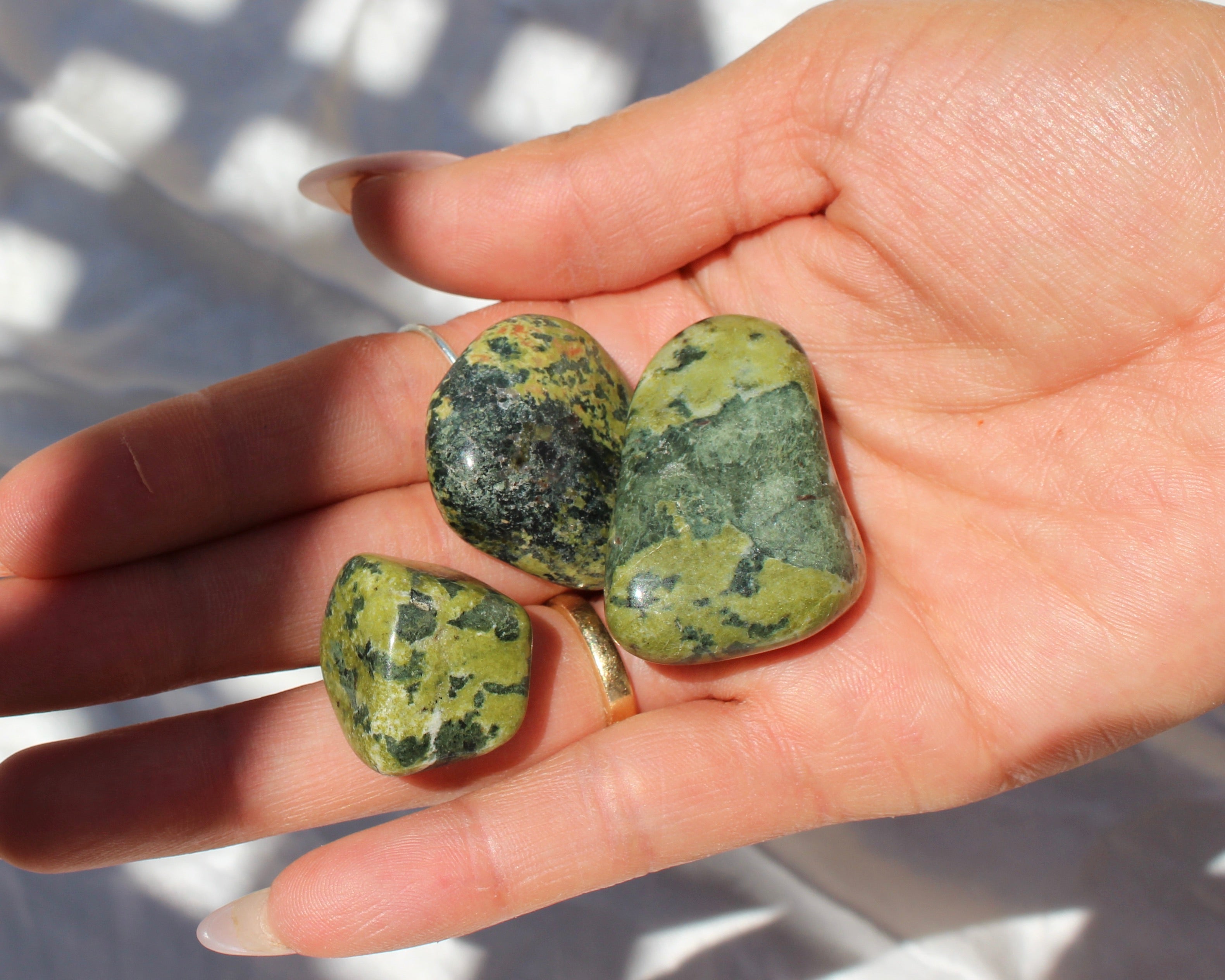 Jade Tumbled Crystals