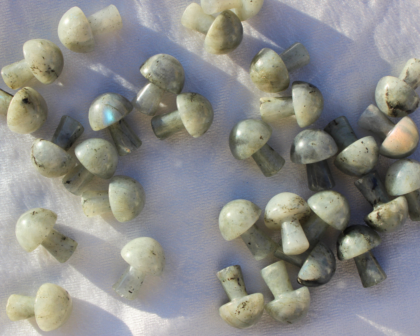 Labradorite Mushrooms, Labradorite, Crystal Mushrooms, Crystal Shop
