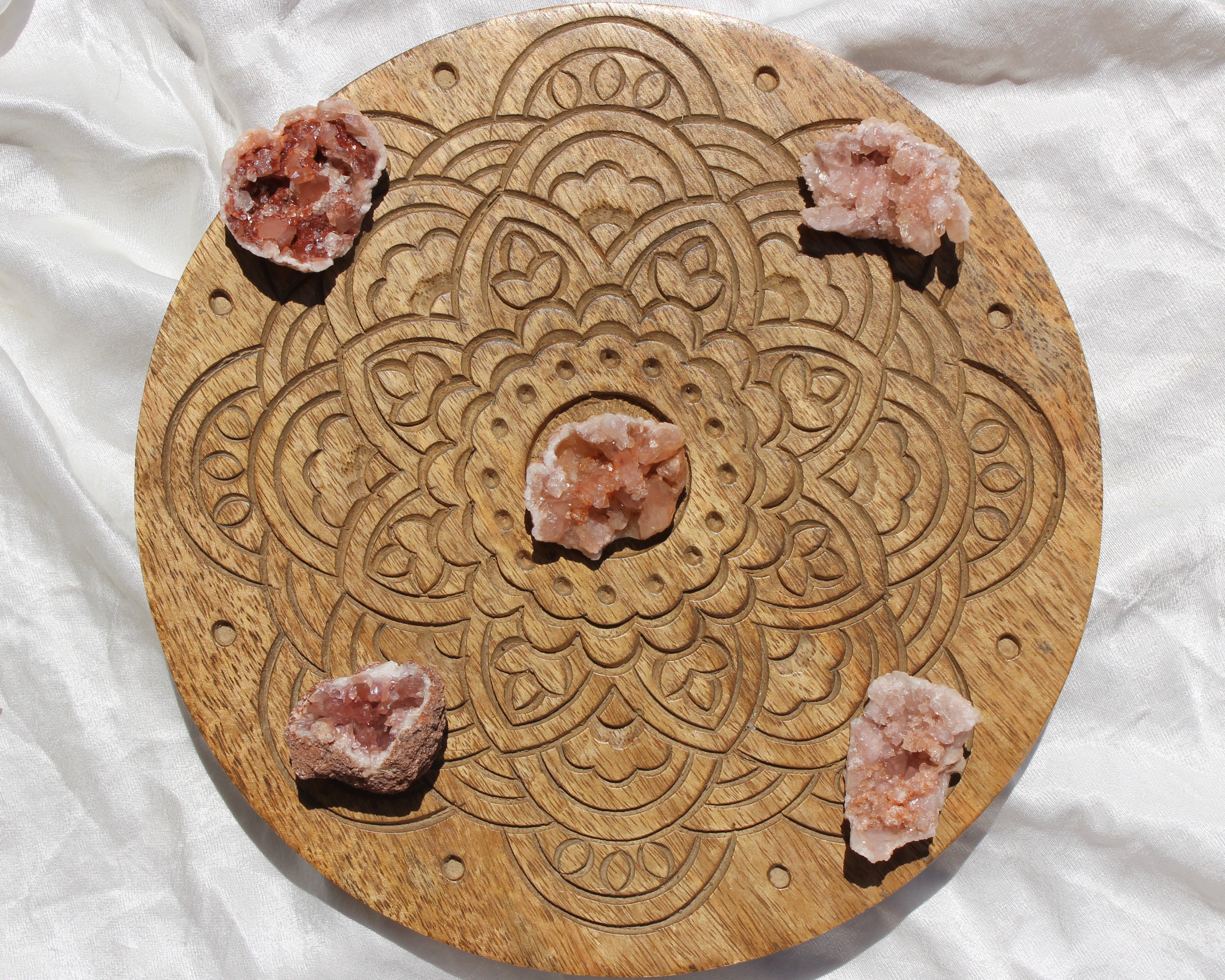 Pink Amethyst Geodes