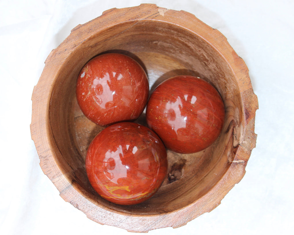 Red Jasper Spheres