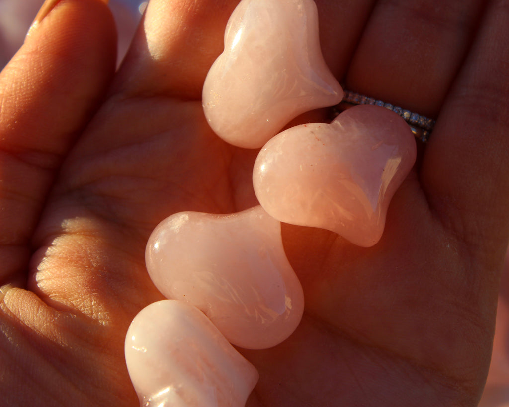 Rose Quartz Hearts