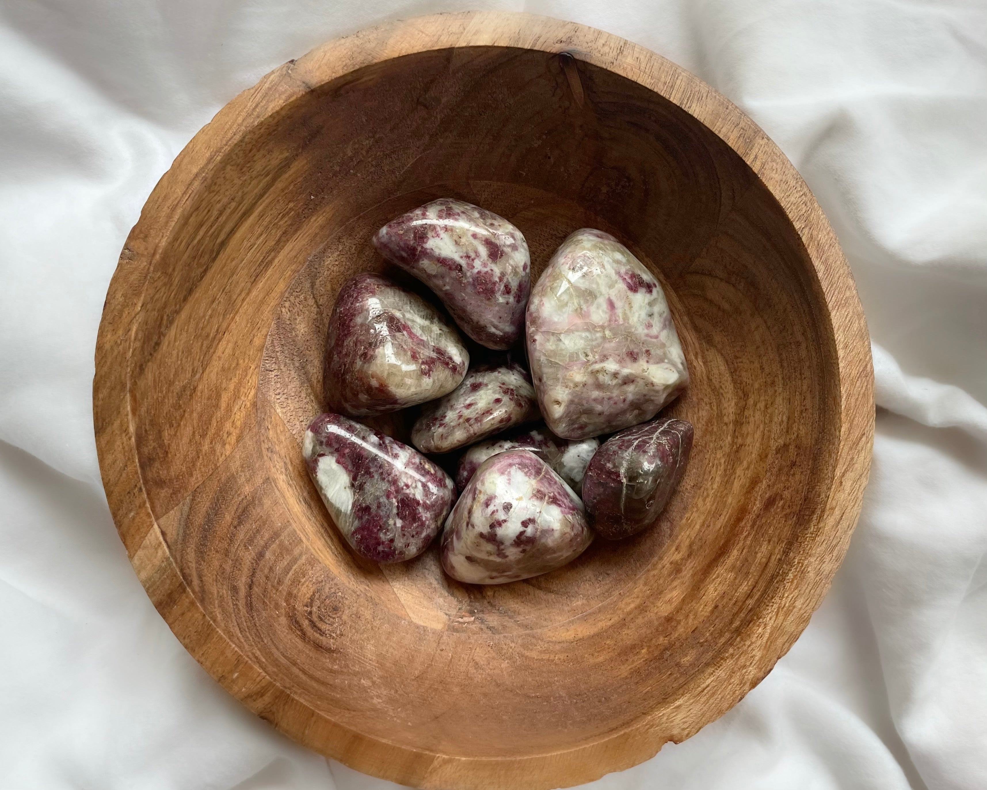 Ruby Tourmaline Tumbled Stones 20-40mm