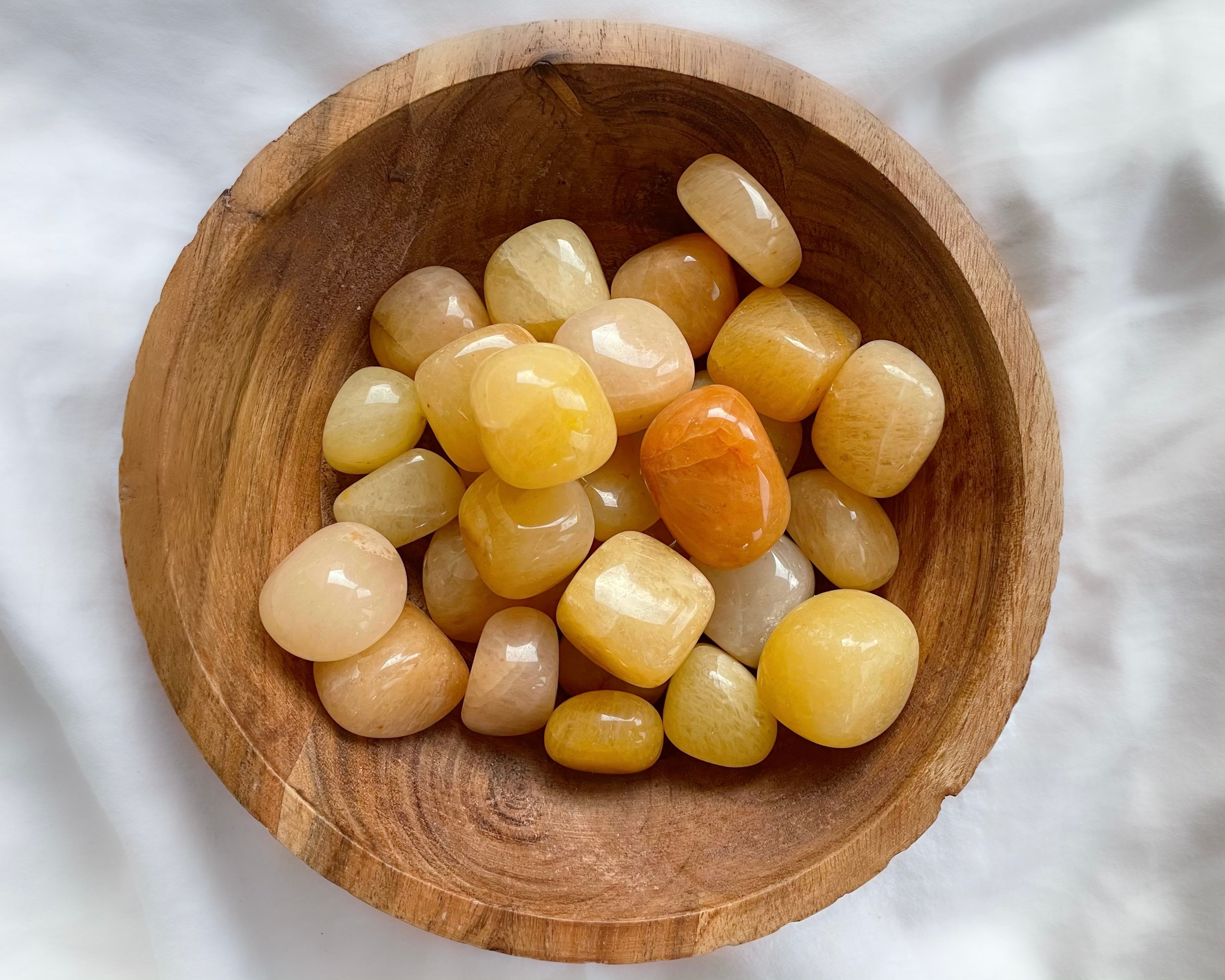 Yellow Aventurine Tumbled Stones 30-45mm