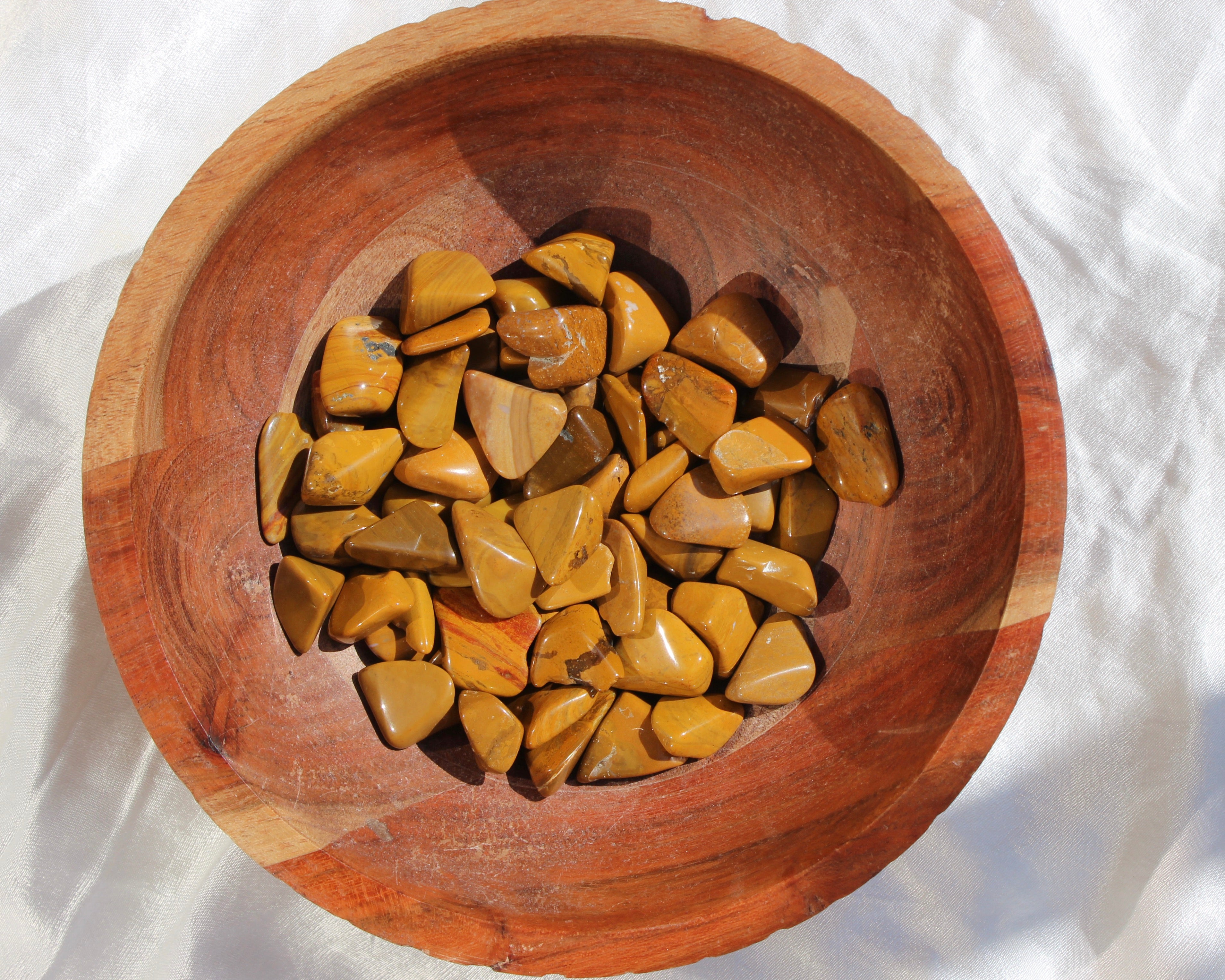 Yellow Jasper Tumbled Stones