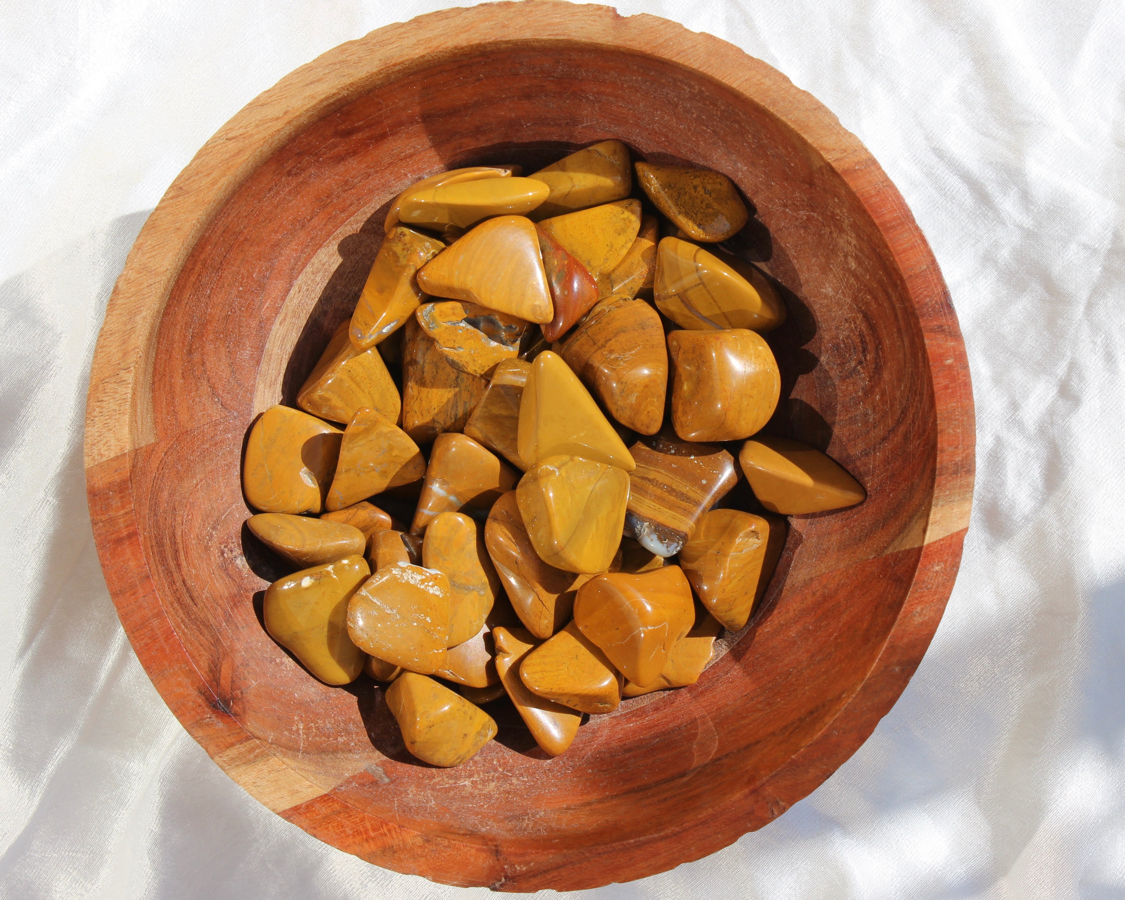 Yellow Jasper Tumbled Stones
