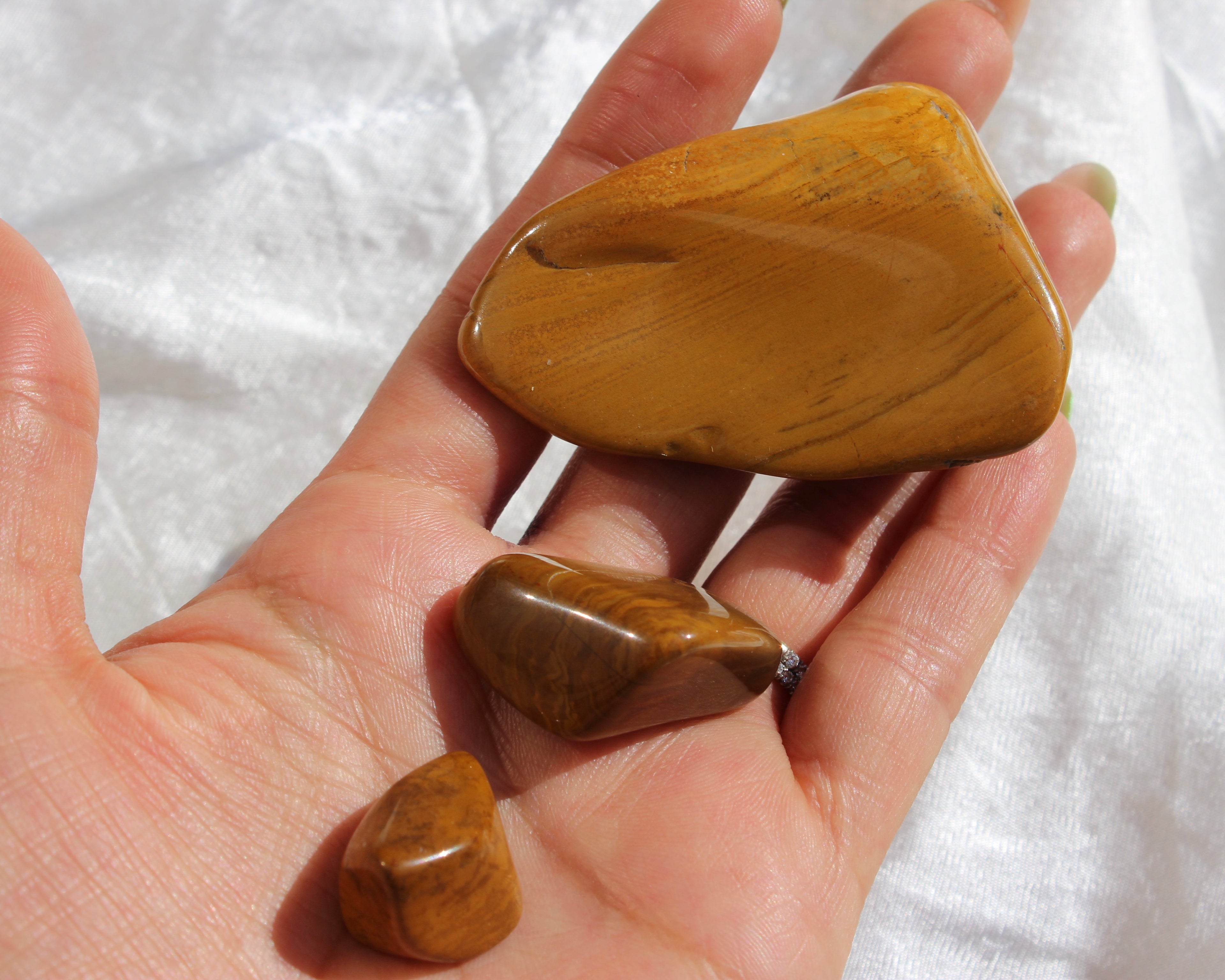 Yellow Jasper Tumbled Stones