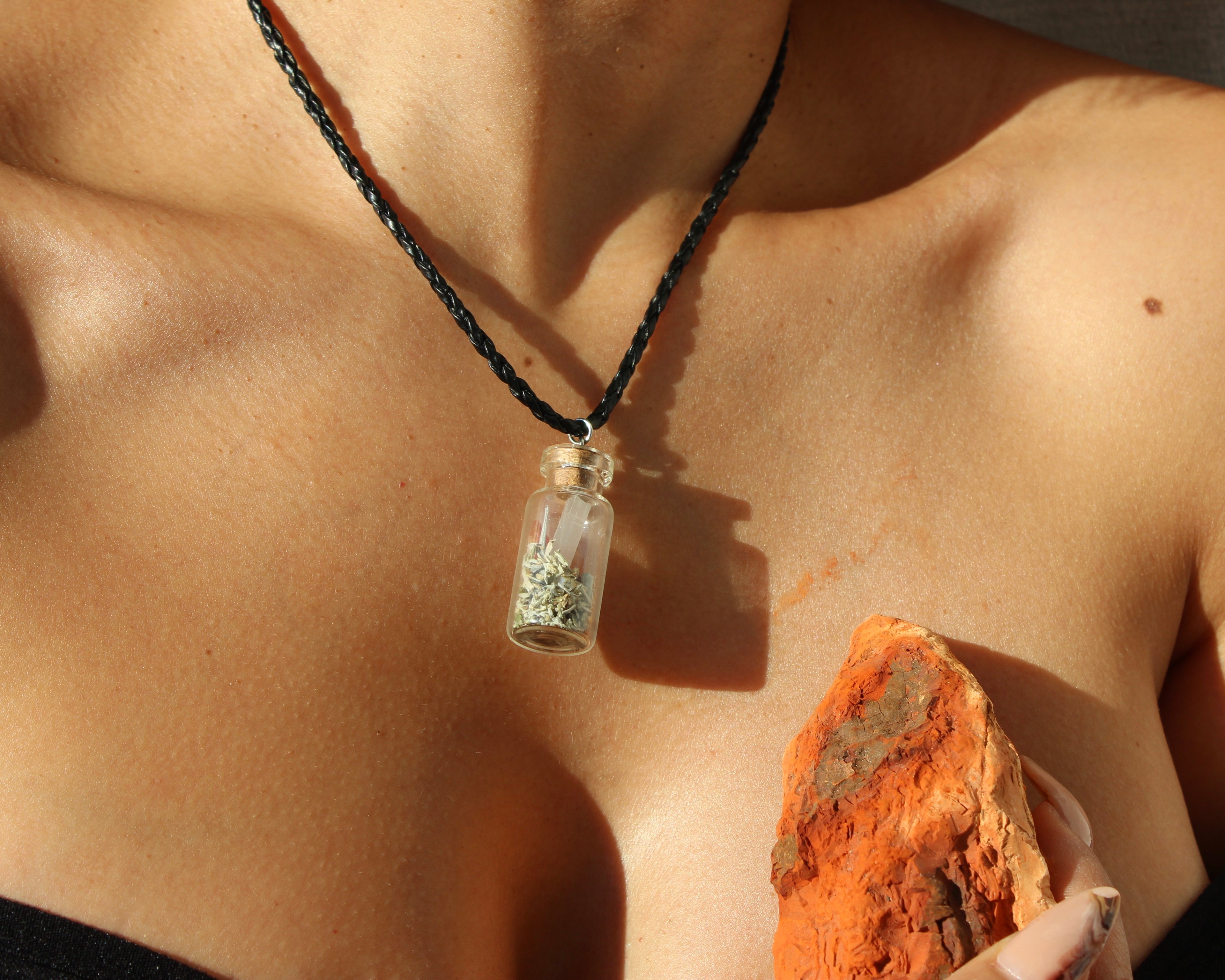 Carnelian Attraction and Confidence Necklace