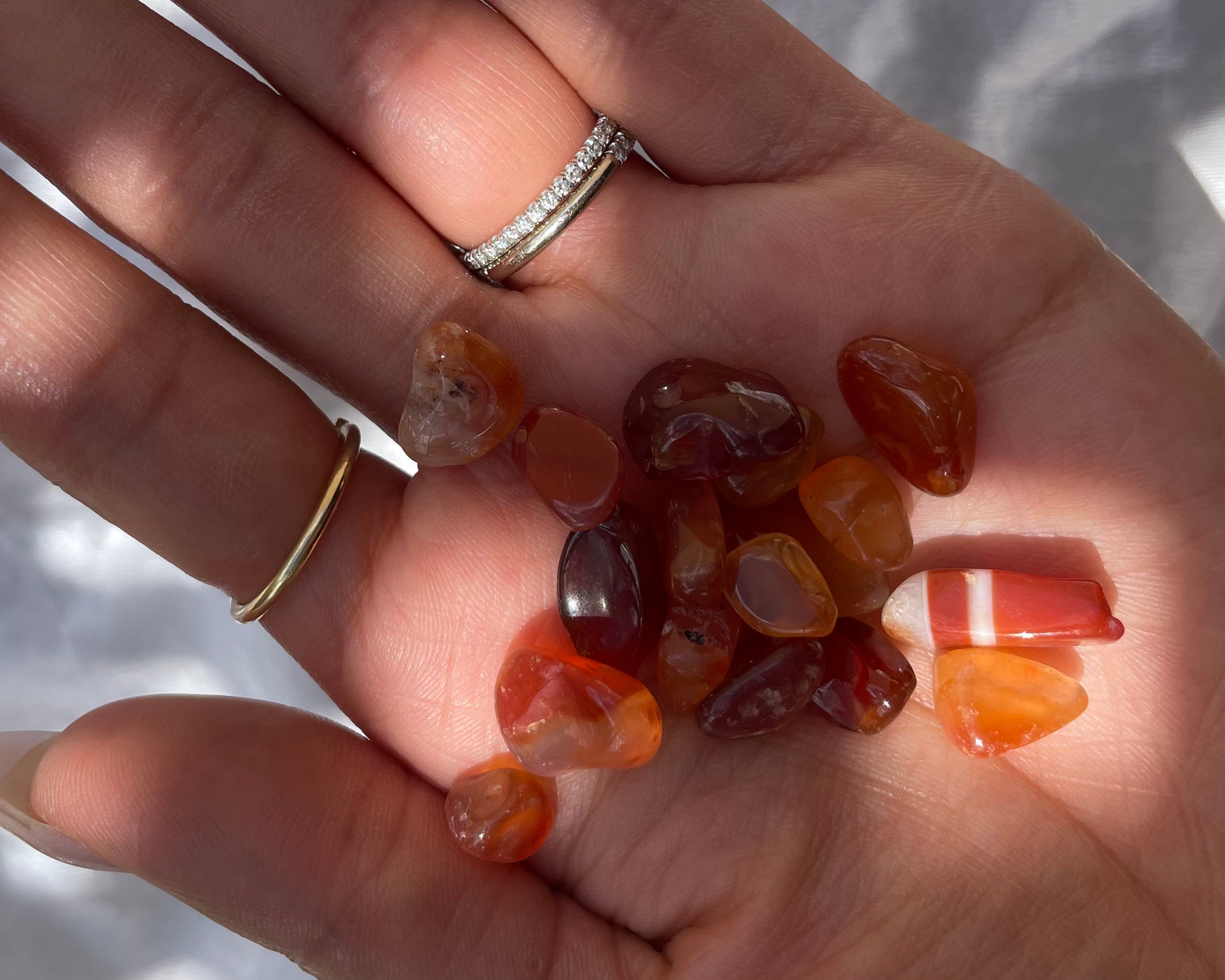 Carnelian Tumbled Stones